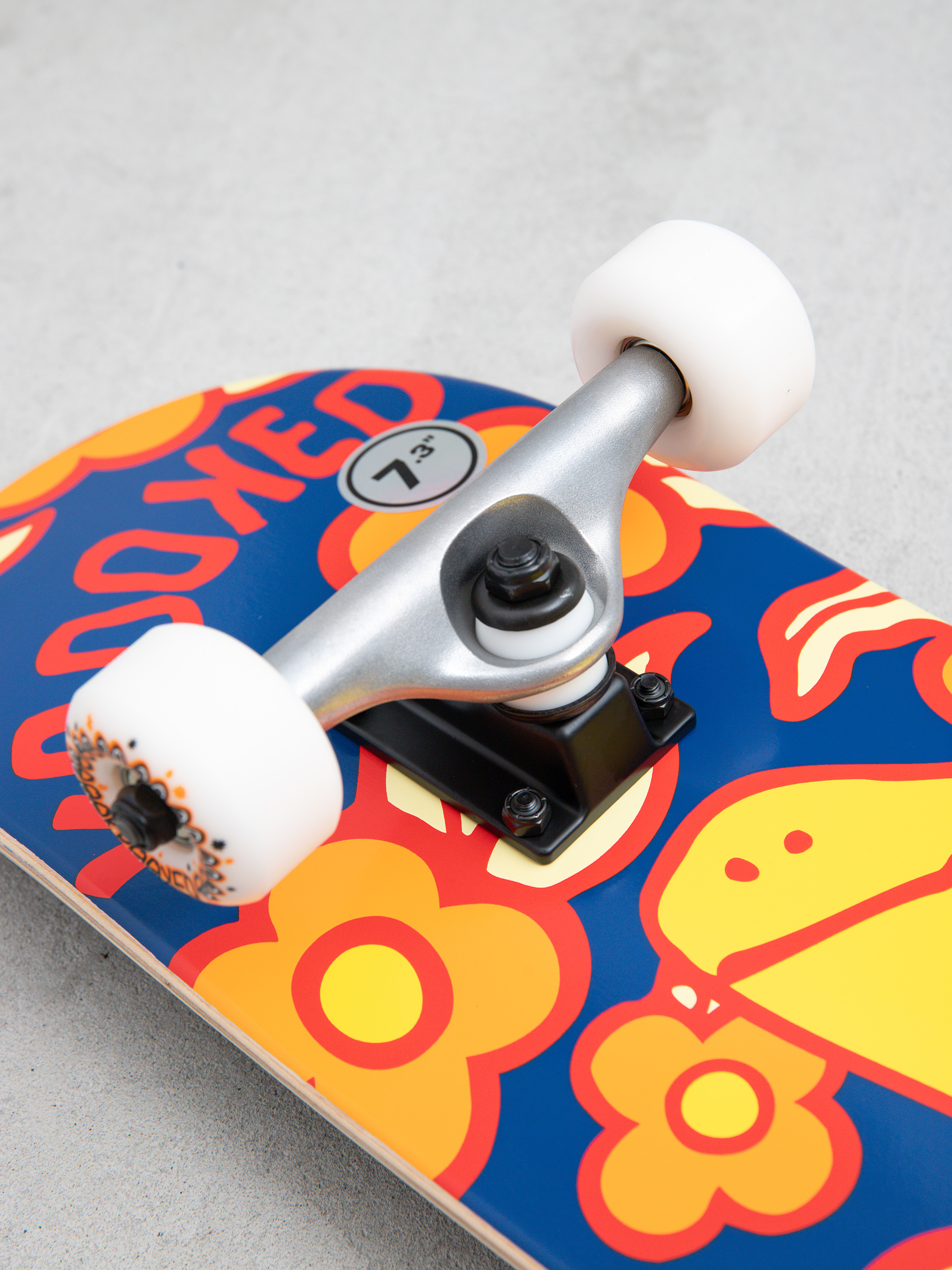Krooked Shmoo Vibes Skateboard (navy/yellow)