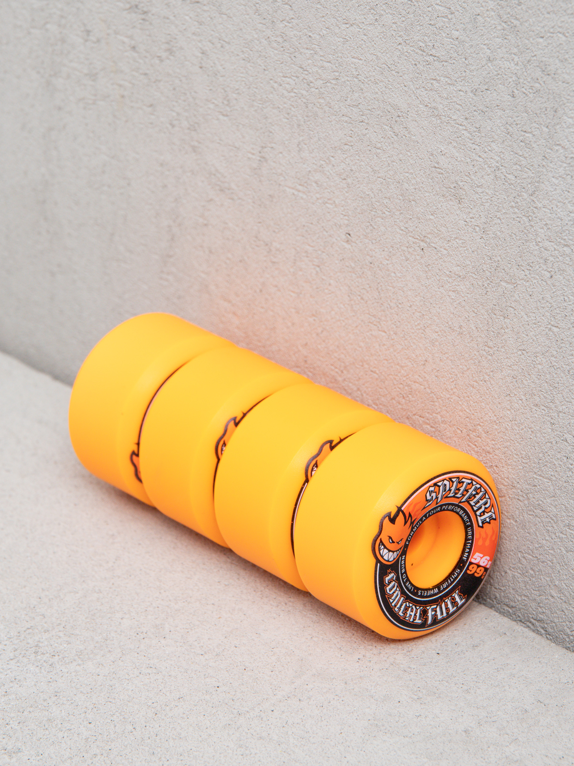 Spitfire F4 99D Team Color Pack F4 99 Conical Full Wheels (orange)