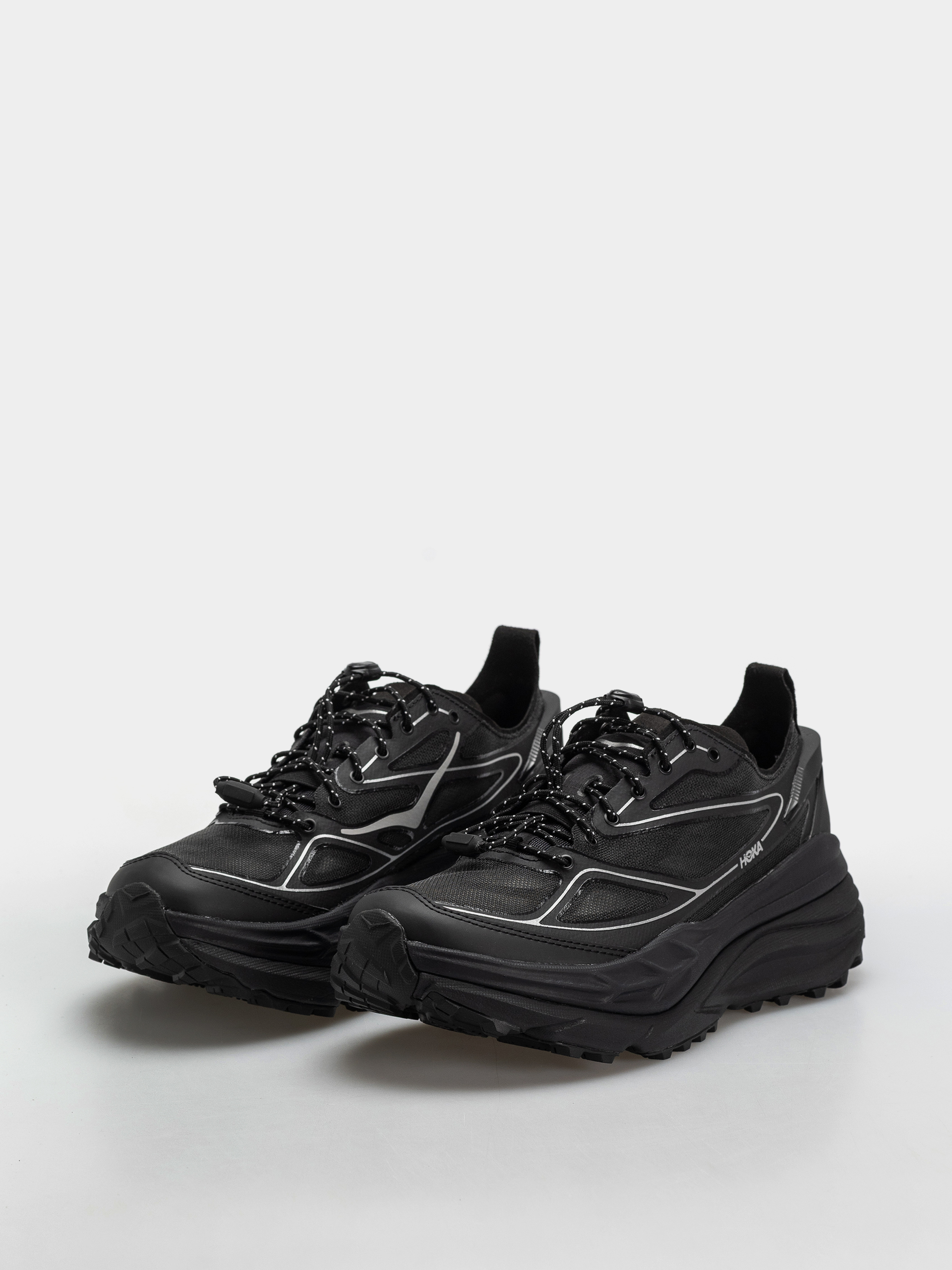 Hoka Stinson One7 Shoes (black/silver)