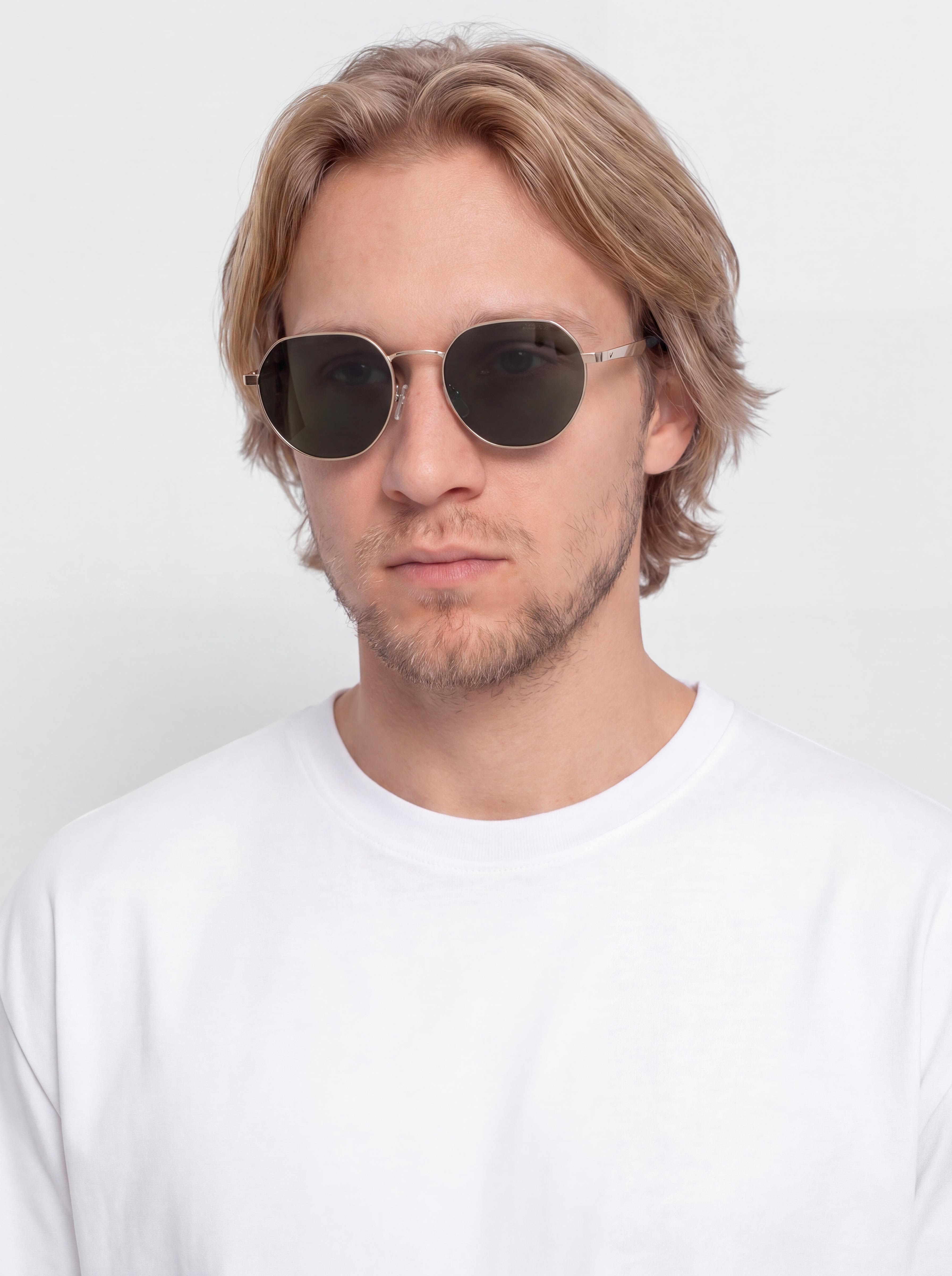 Nike Traveler Trend Sonnenbrille (satin gold/green)