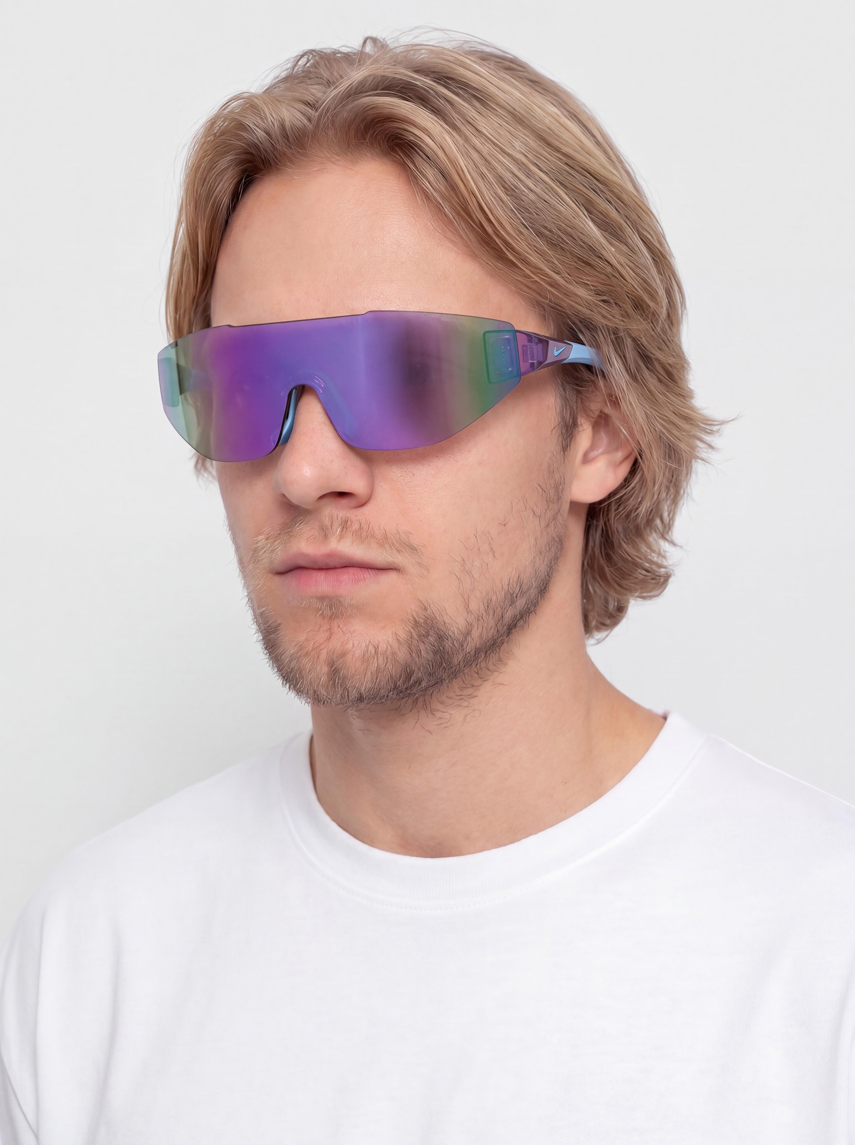 Nike Athena Edge Sonnenbrille (university blue/magenta mir)