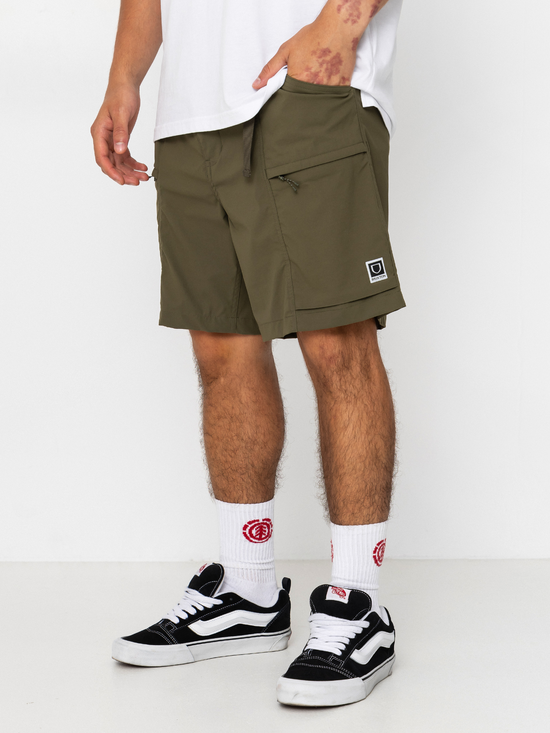 Brixton Shorts Journey Utility (dark olive)