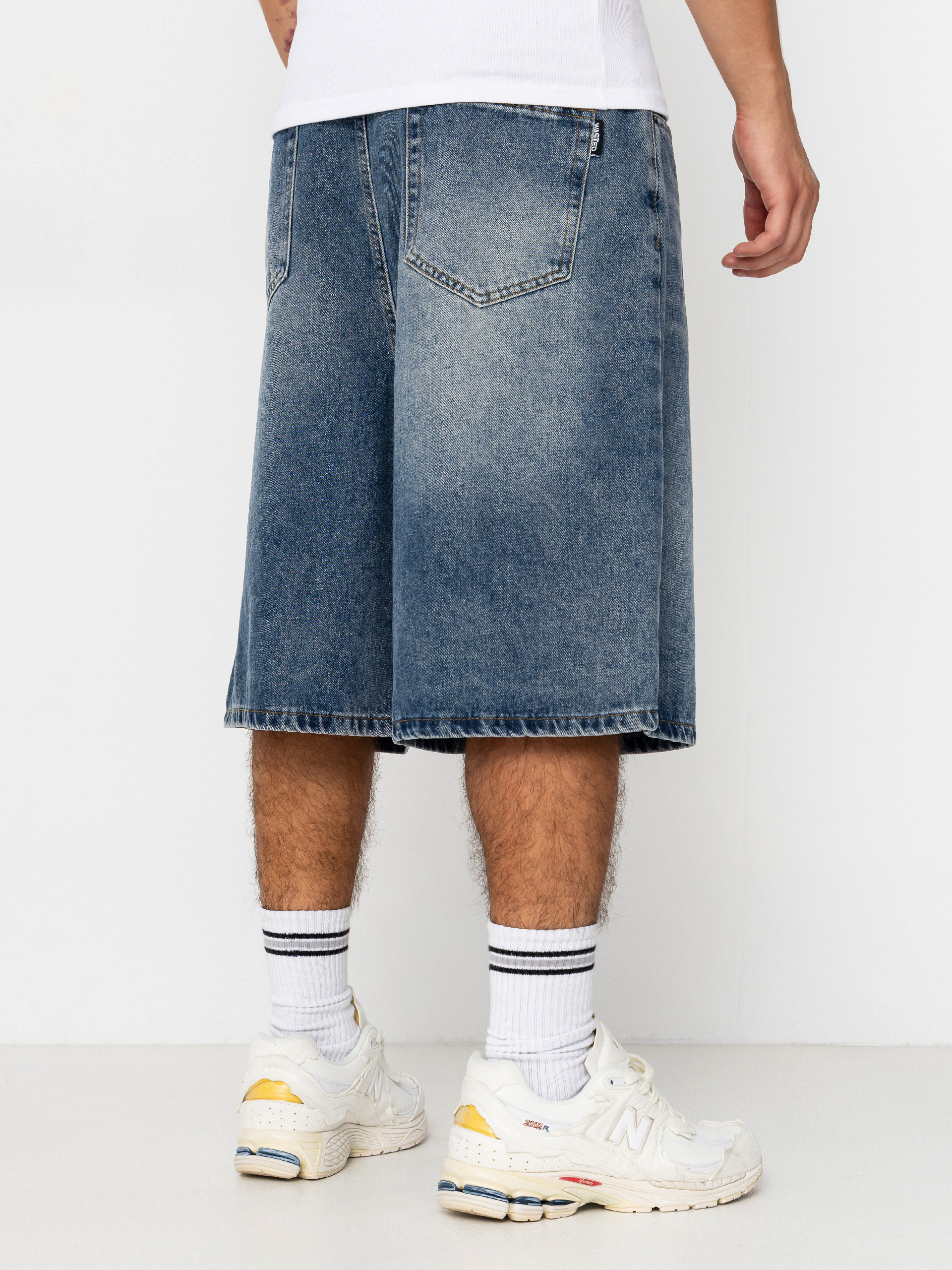 Wasted Paris Faded Casper Shorts (vintage blue)