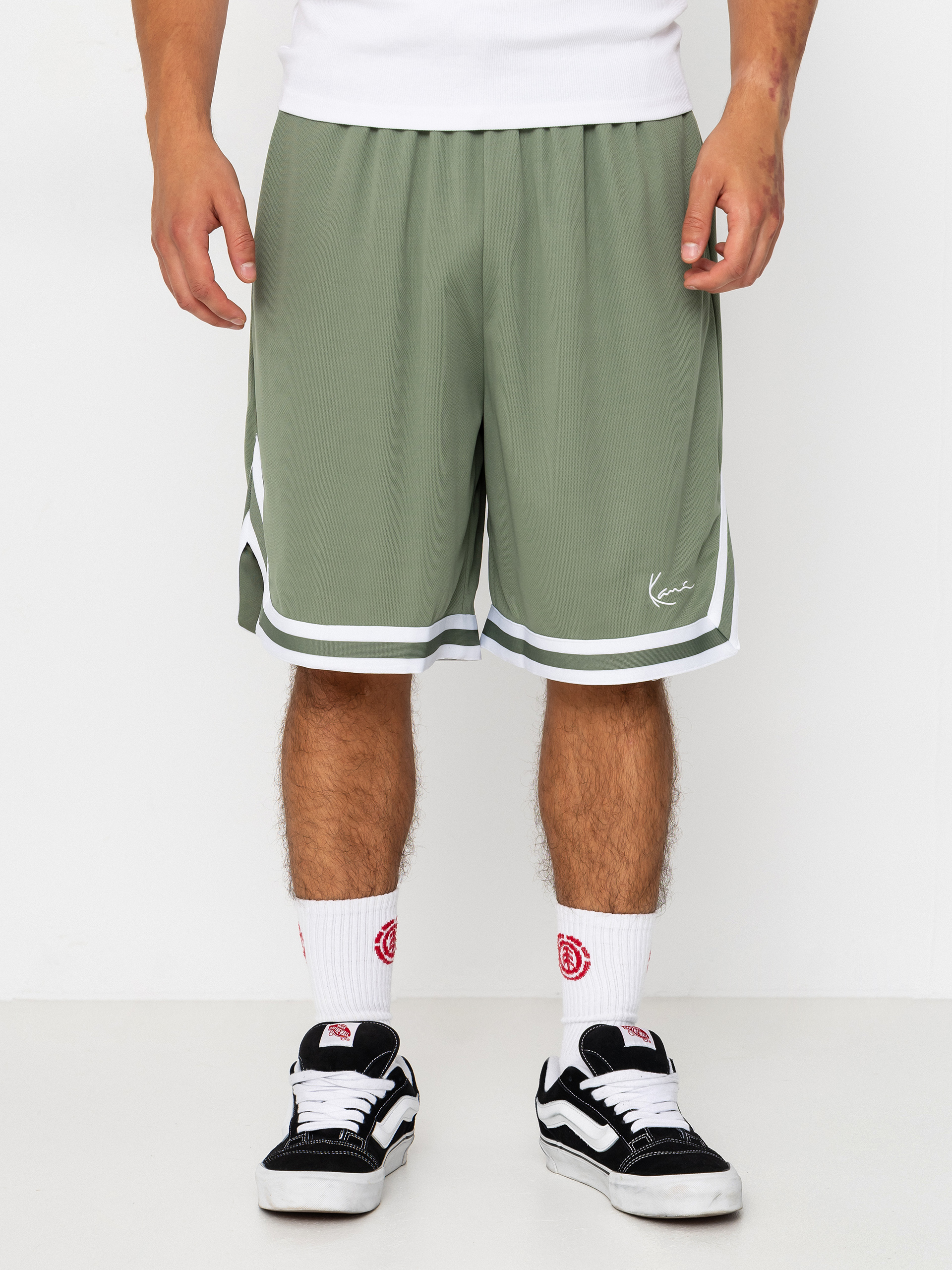 Karl Kani Small Signature Essential Mesh Shorts (green)