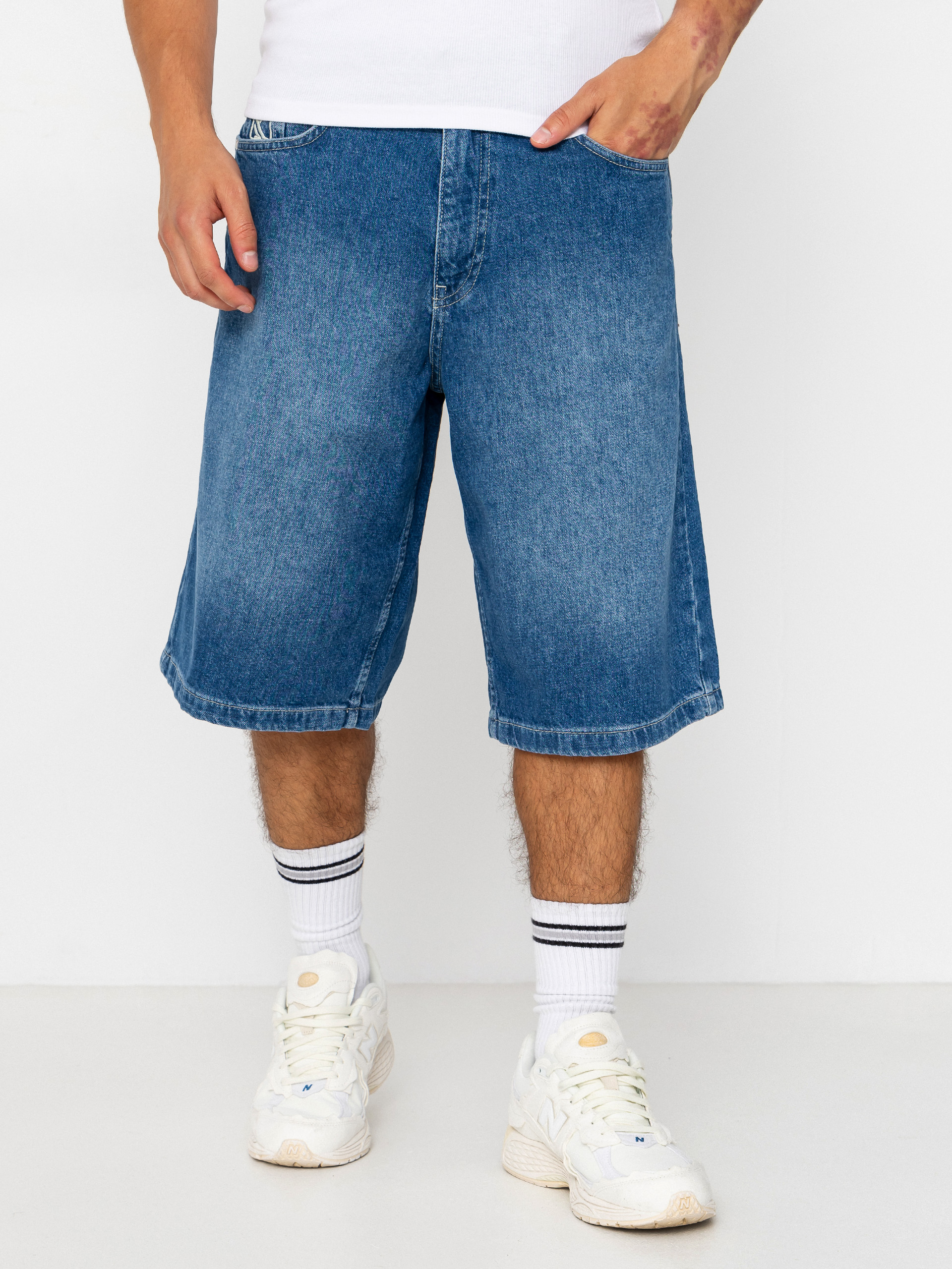 Karl Kani Jeans Denim Jorts Shorts (blue)