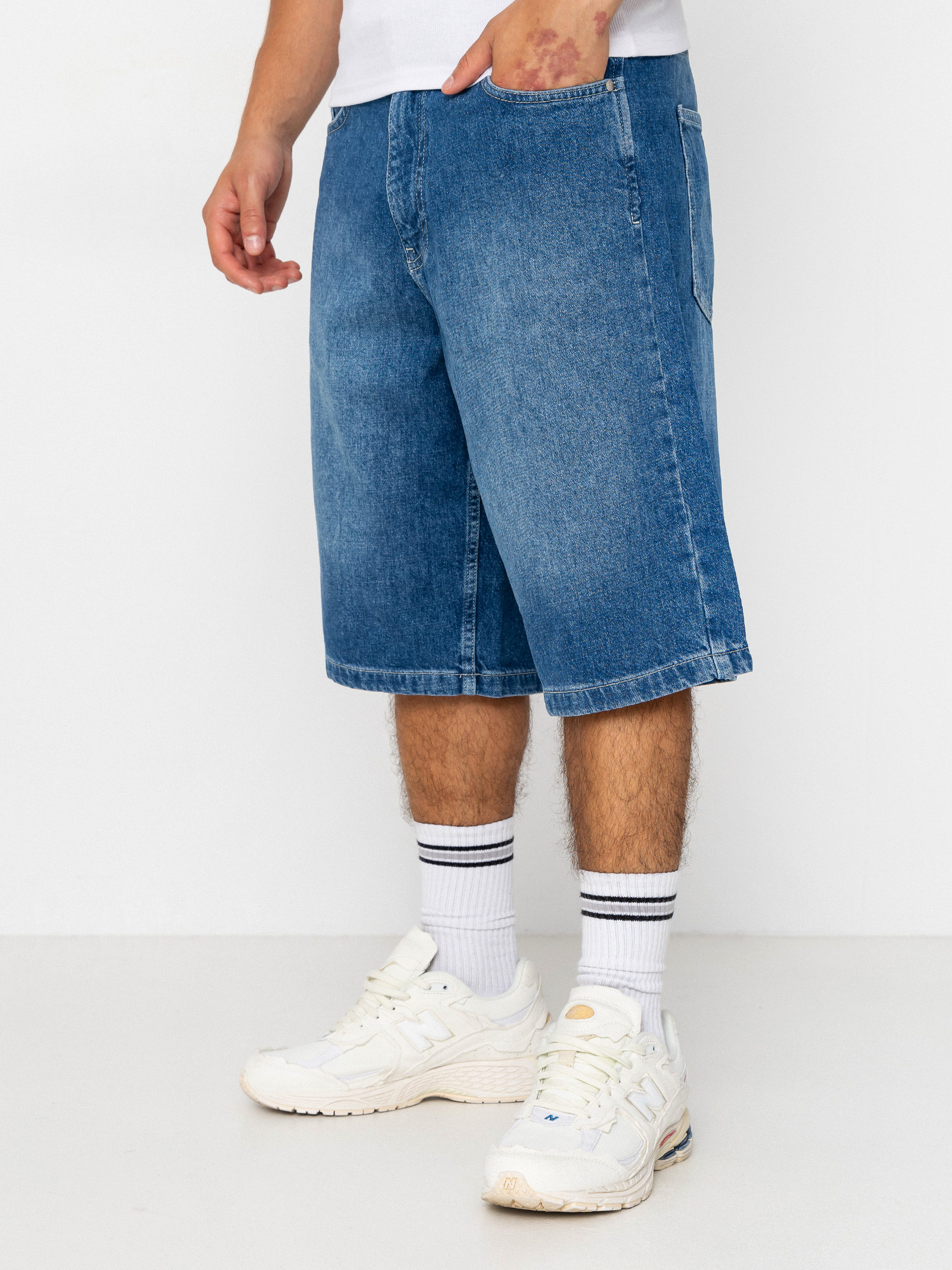 Karl Kani Jeans Denim Jorts Shorts (blue)