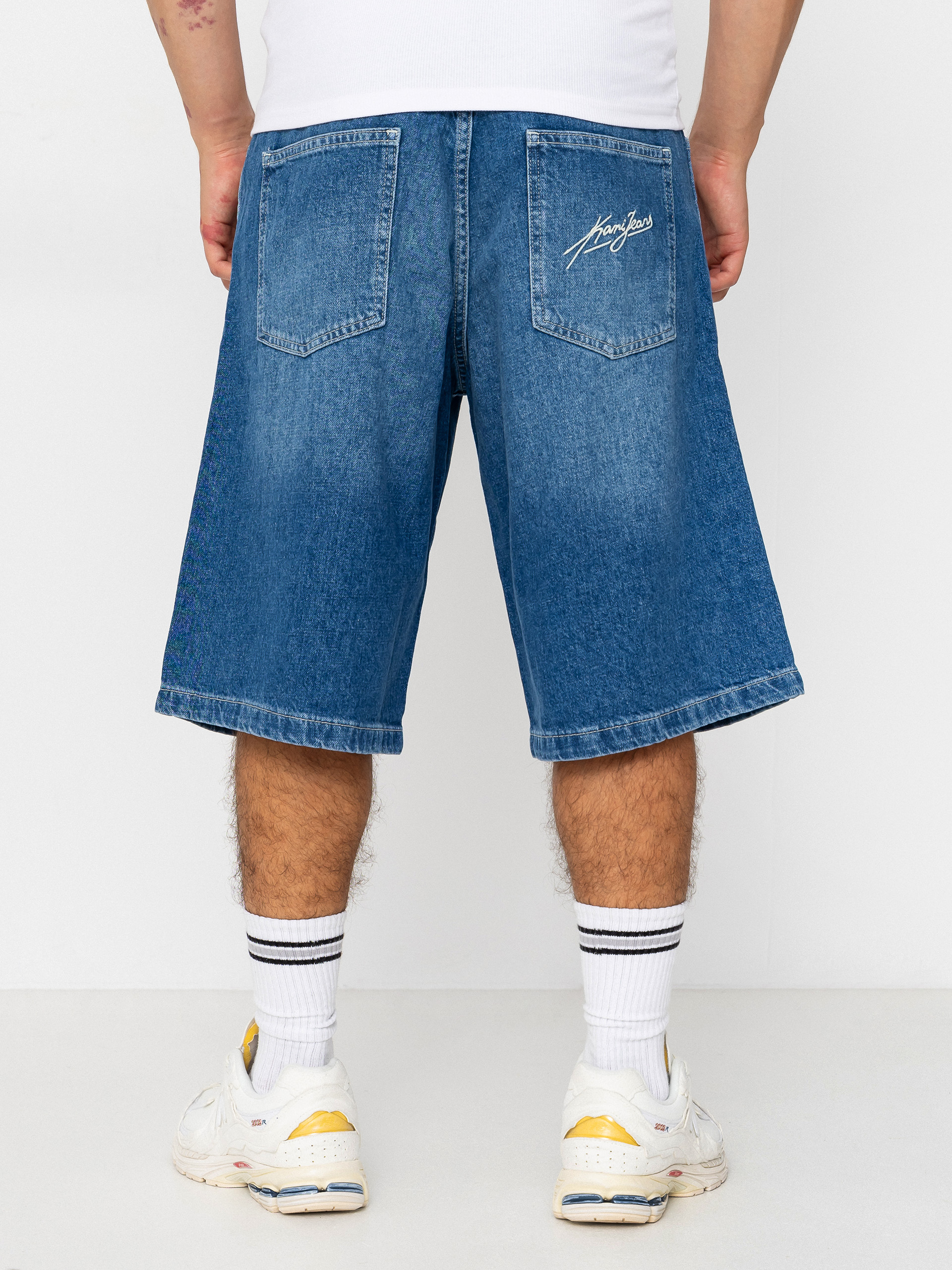 Karl Kani Jeans Denim Jorts Shorts (blue)