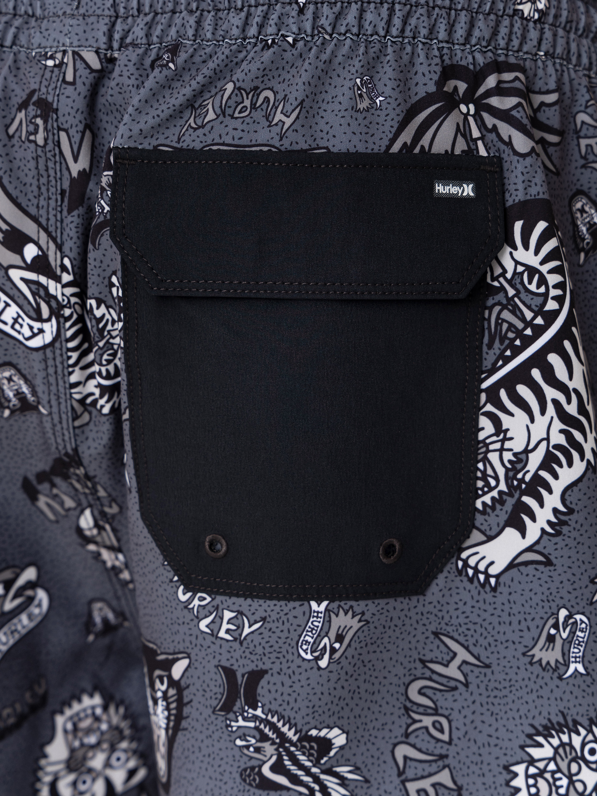 Hurley Volley Flex Art Shorts (black)