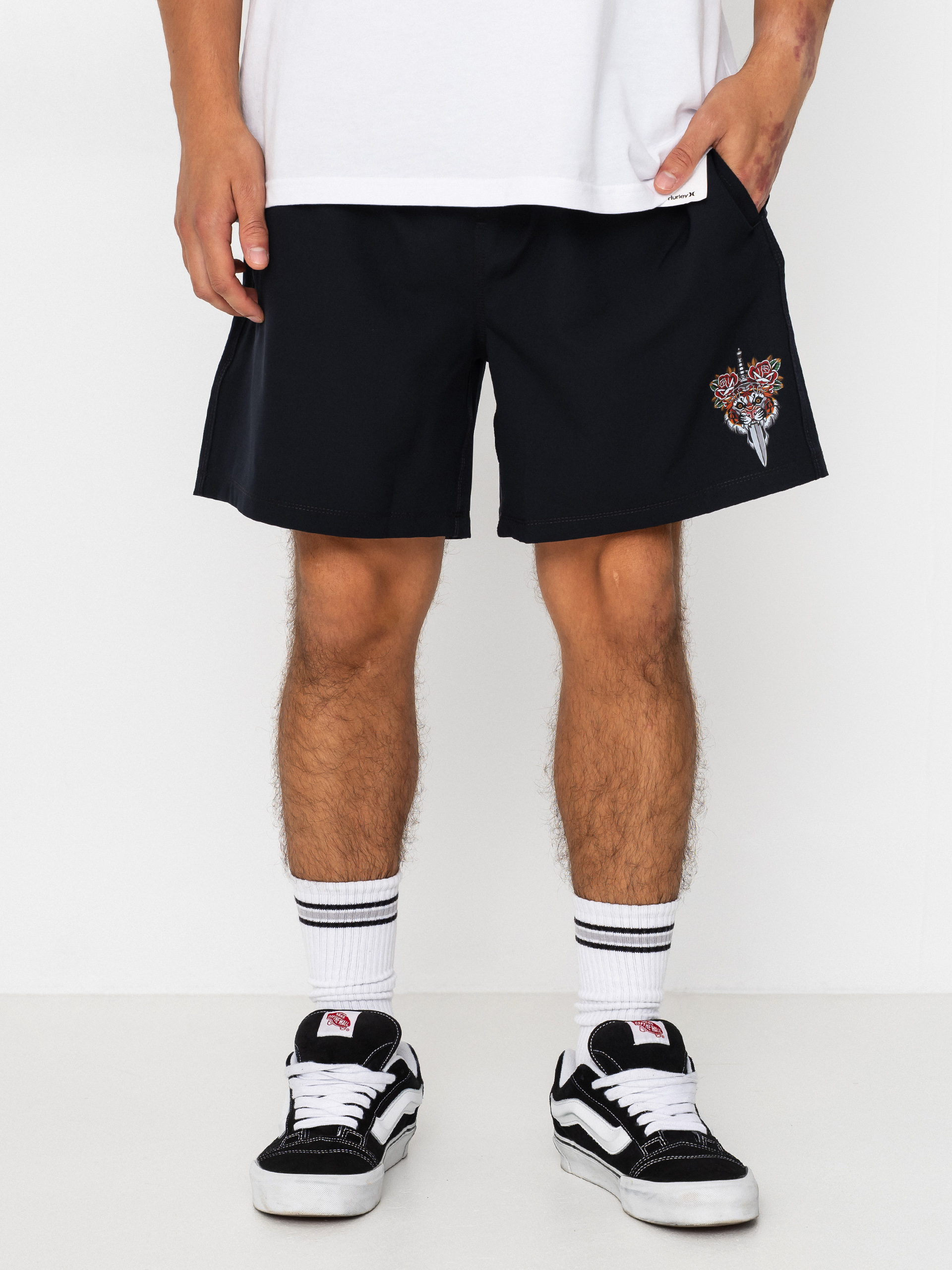 Hurley Shorts Volley Flex Tattoo (black)