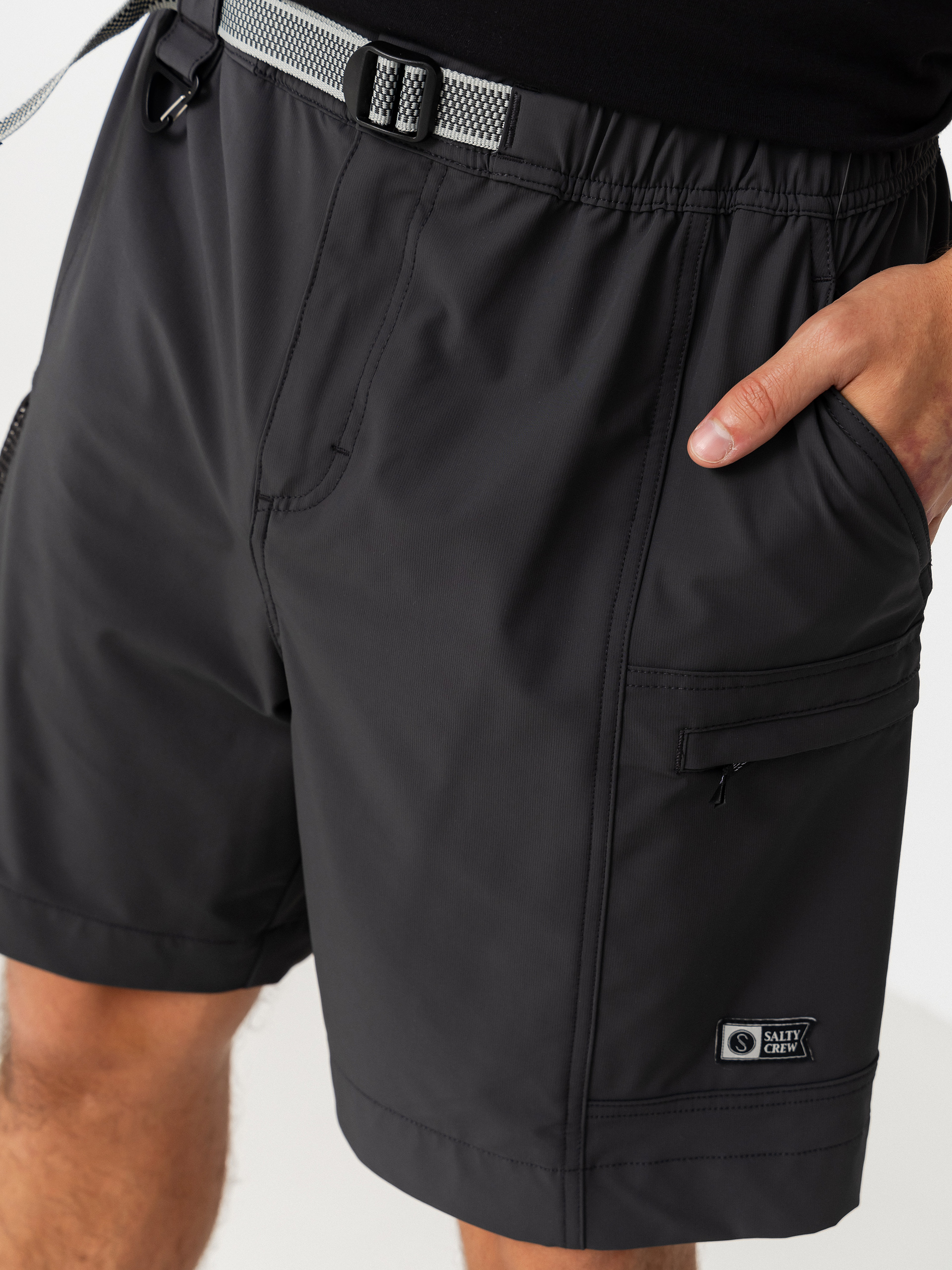 Salty Crew Net Walshort Shorts (pirate black)