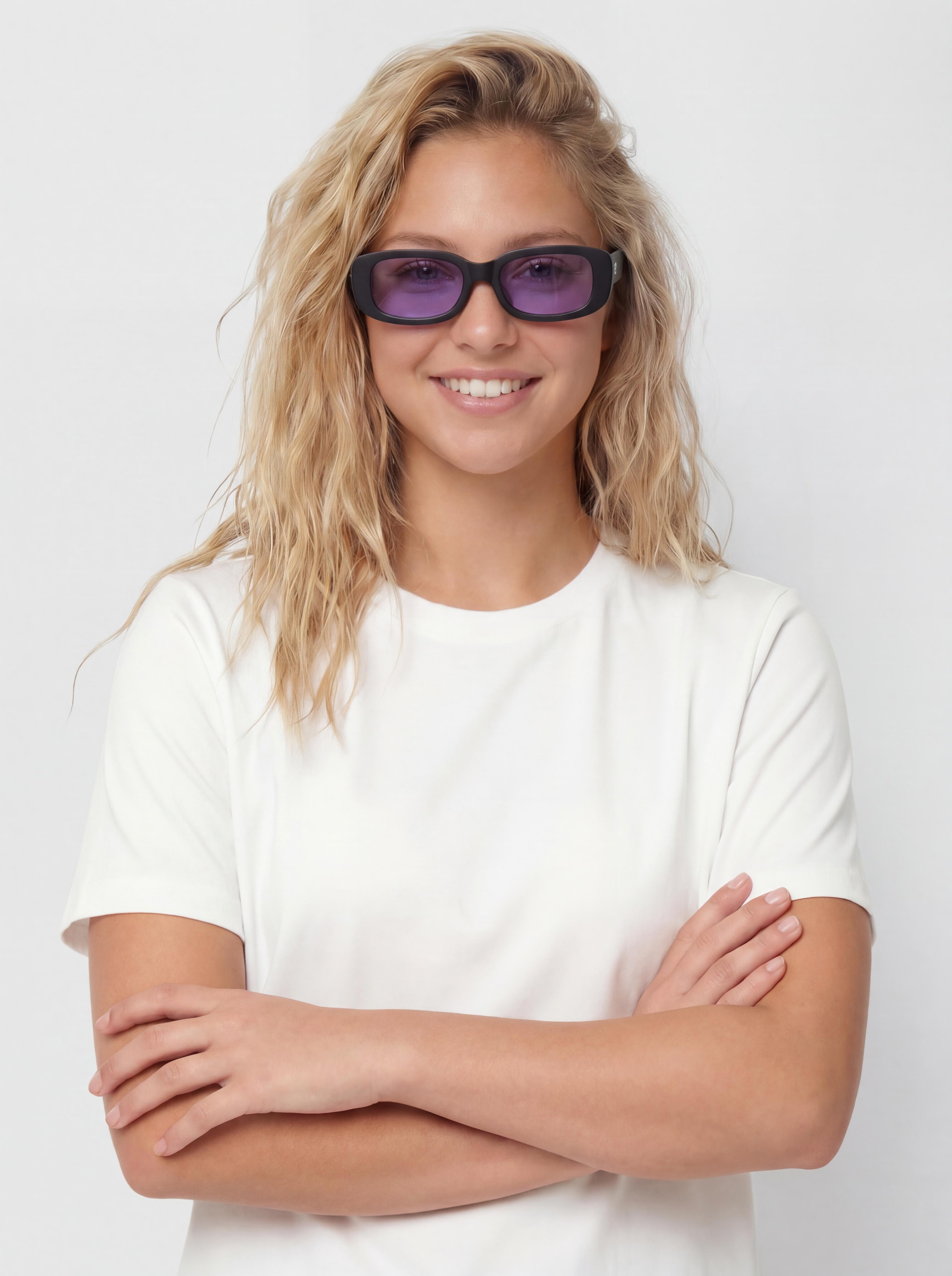 CHPO Nicole Sonnenbrille (matte black/purple)