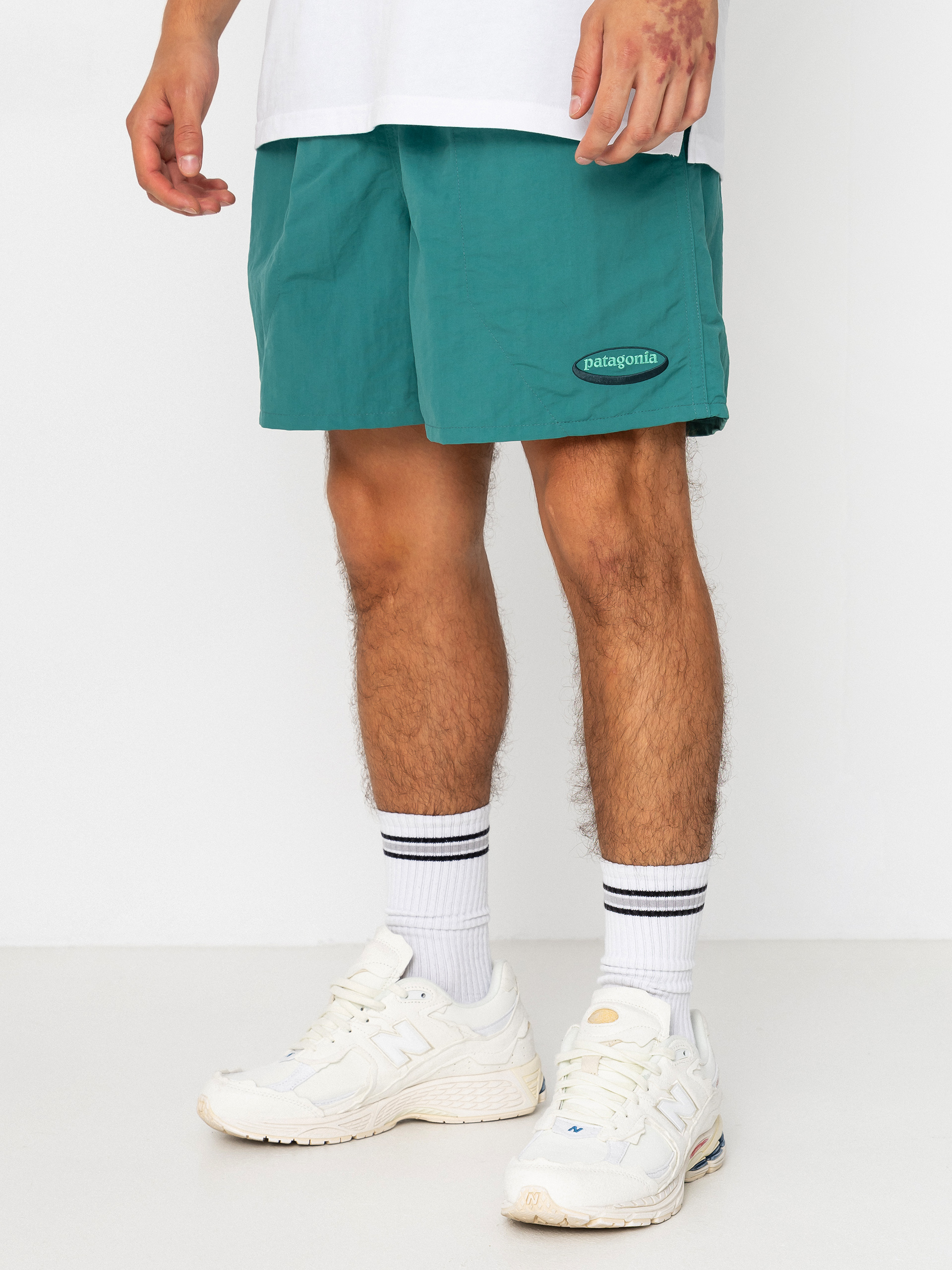 Patagonia Shorts Baggies 5in (95 oval logo/gem green)