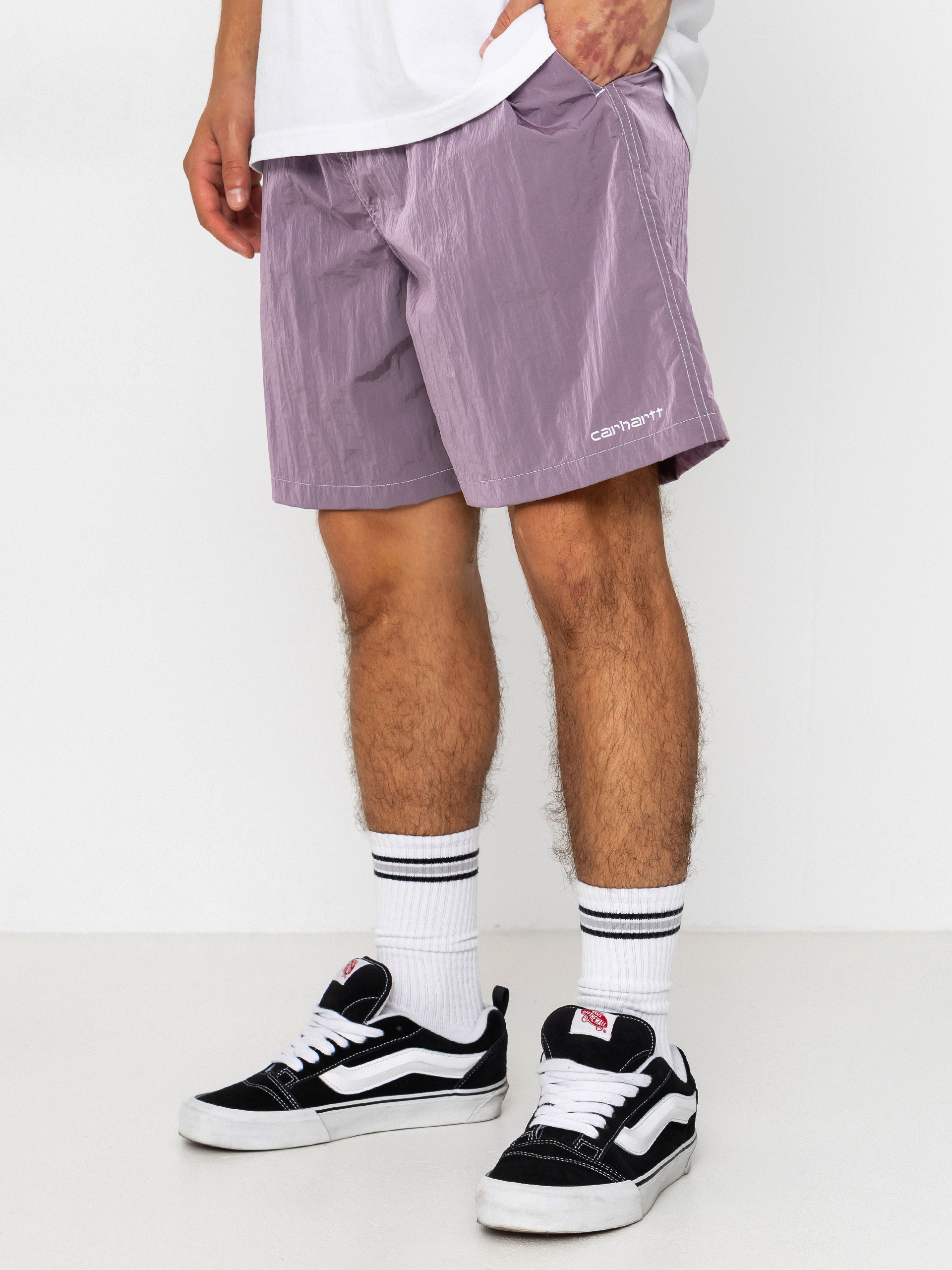 Carhartt WIP Shorts Canby Swim (gentle purple/white)