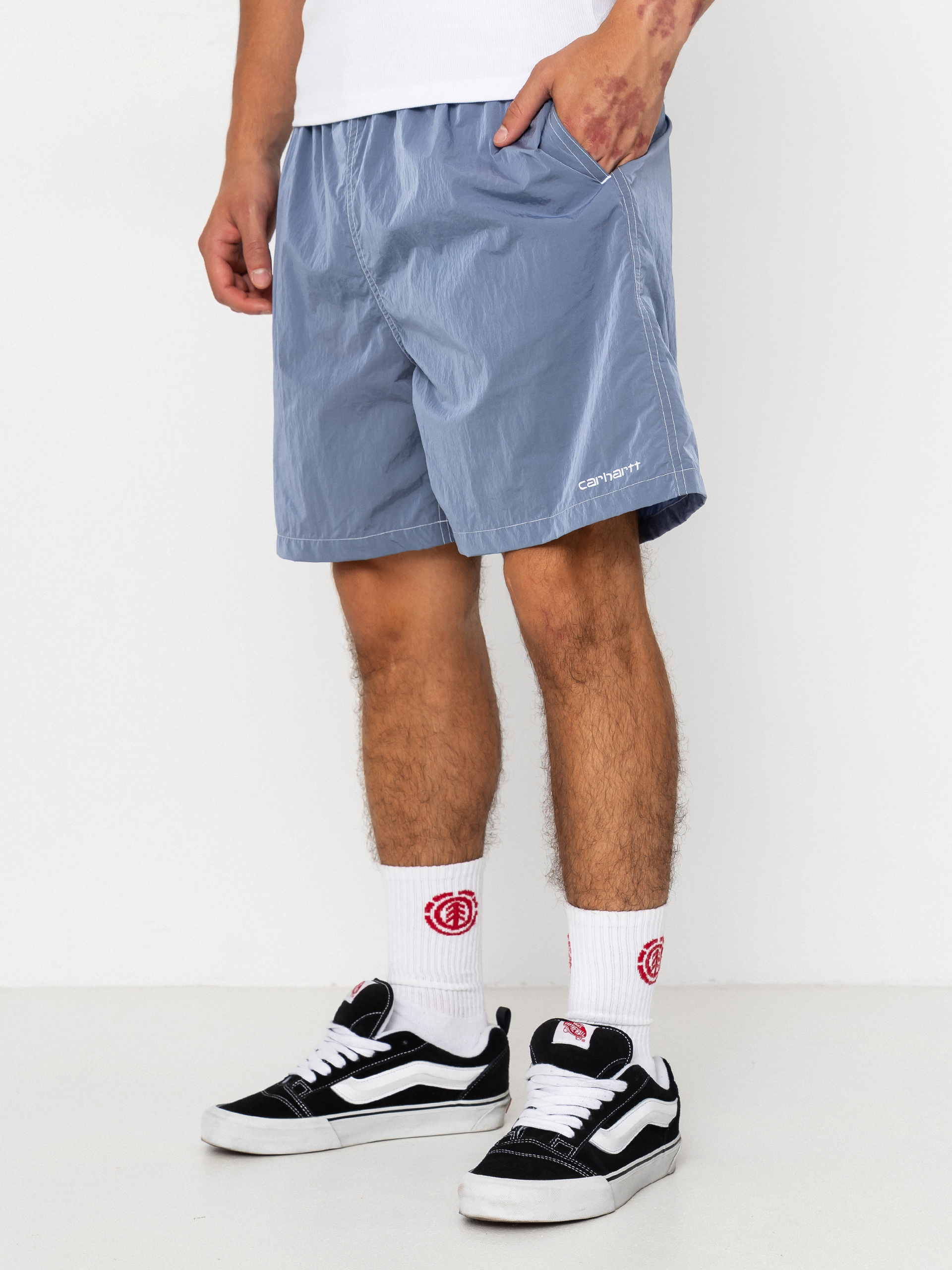 Carhartt WIP Shorts Canby Swim (gentle blue/white)