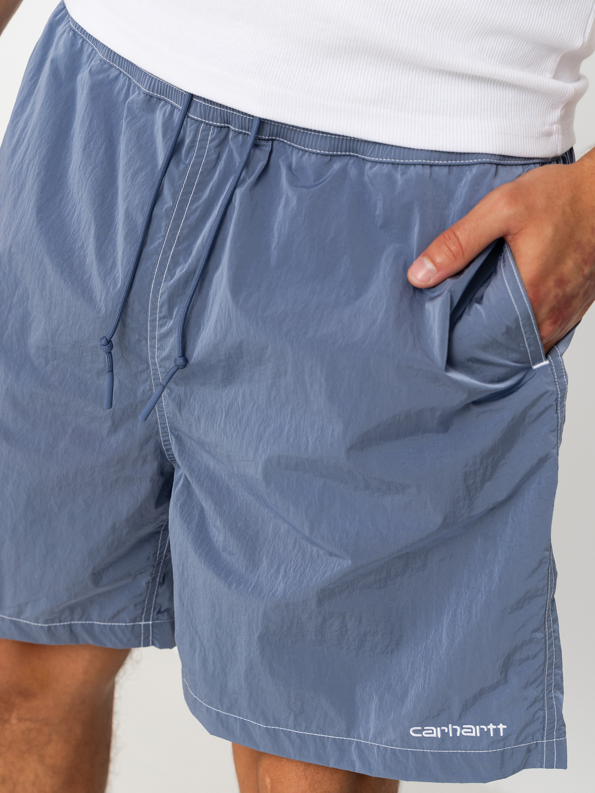 Carhartt WIP Shorts Canby Swim (gentle blue/white)