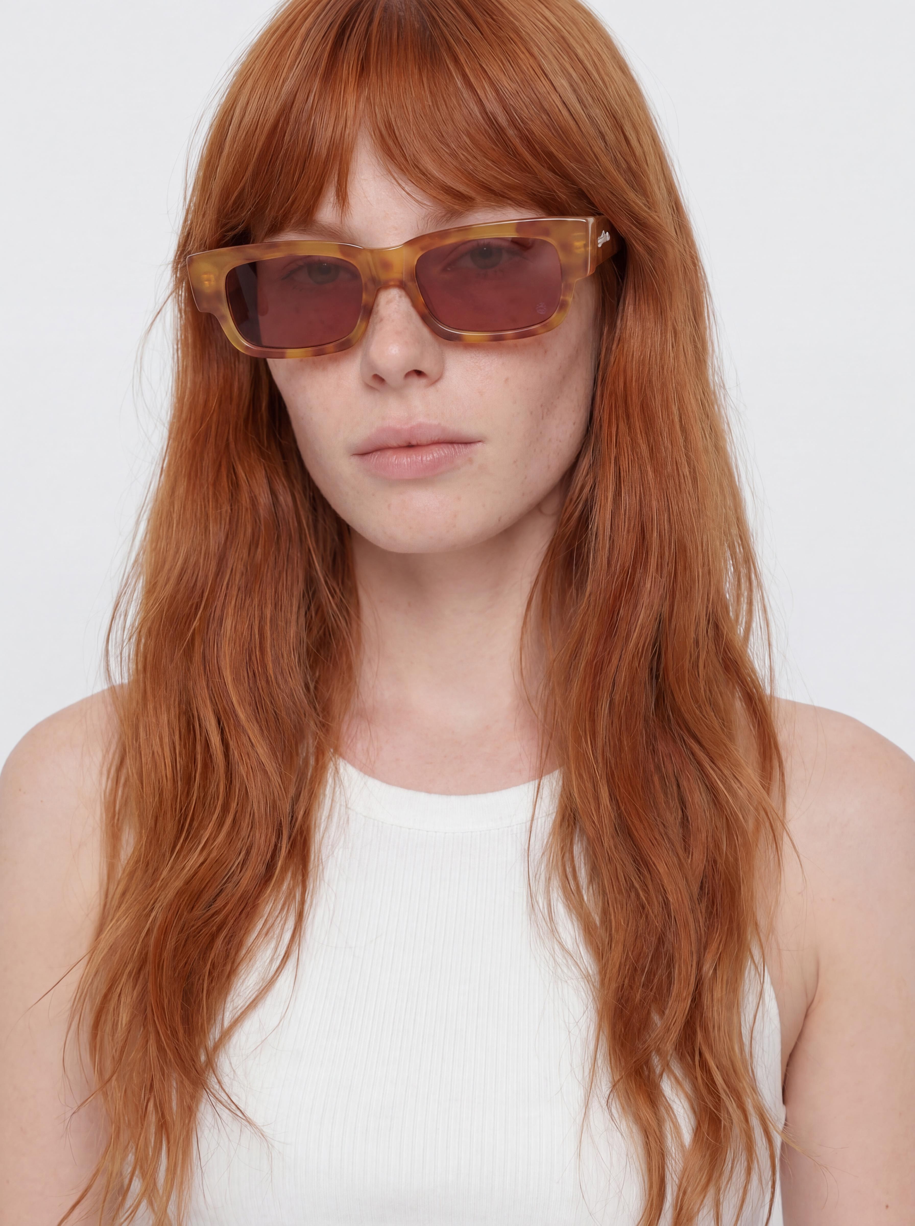 Szade Porter Sunglasses (sun drip/cherry cola)