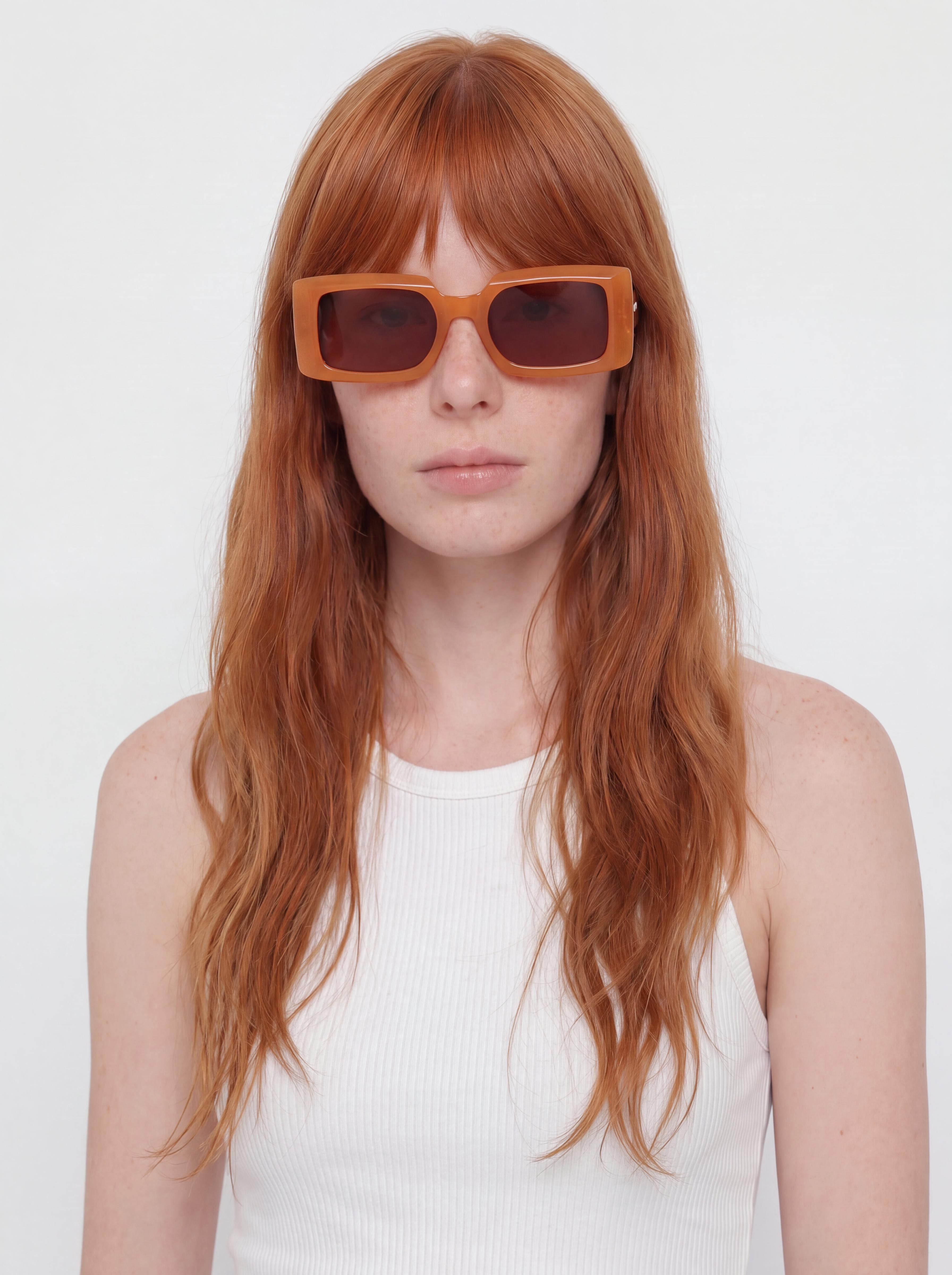 Szade Dart Sunglasses (burnt honey/cherry cola)