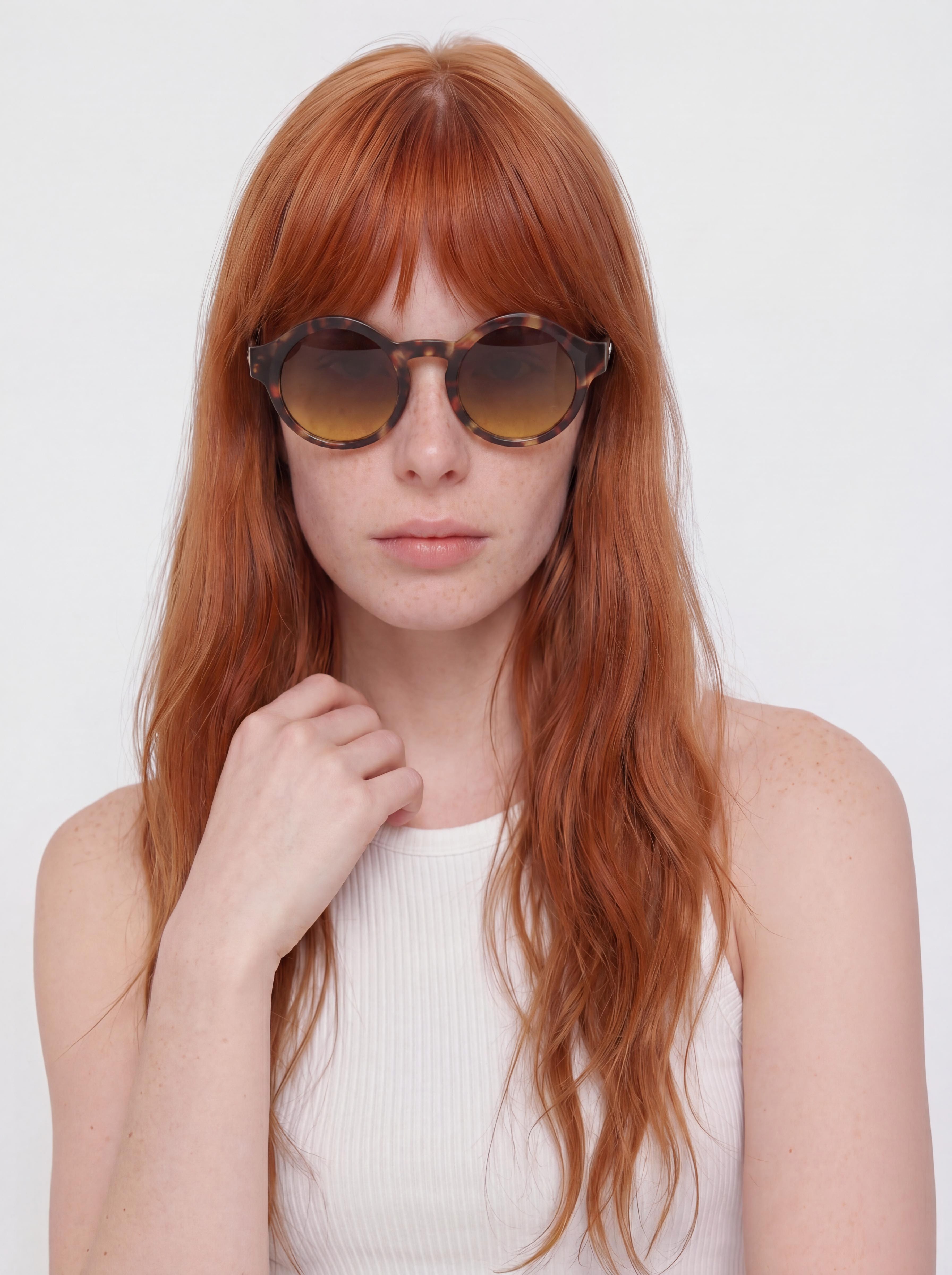 Szade Lazenby Sunglasses (spiced chestnut/unmellow yello)