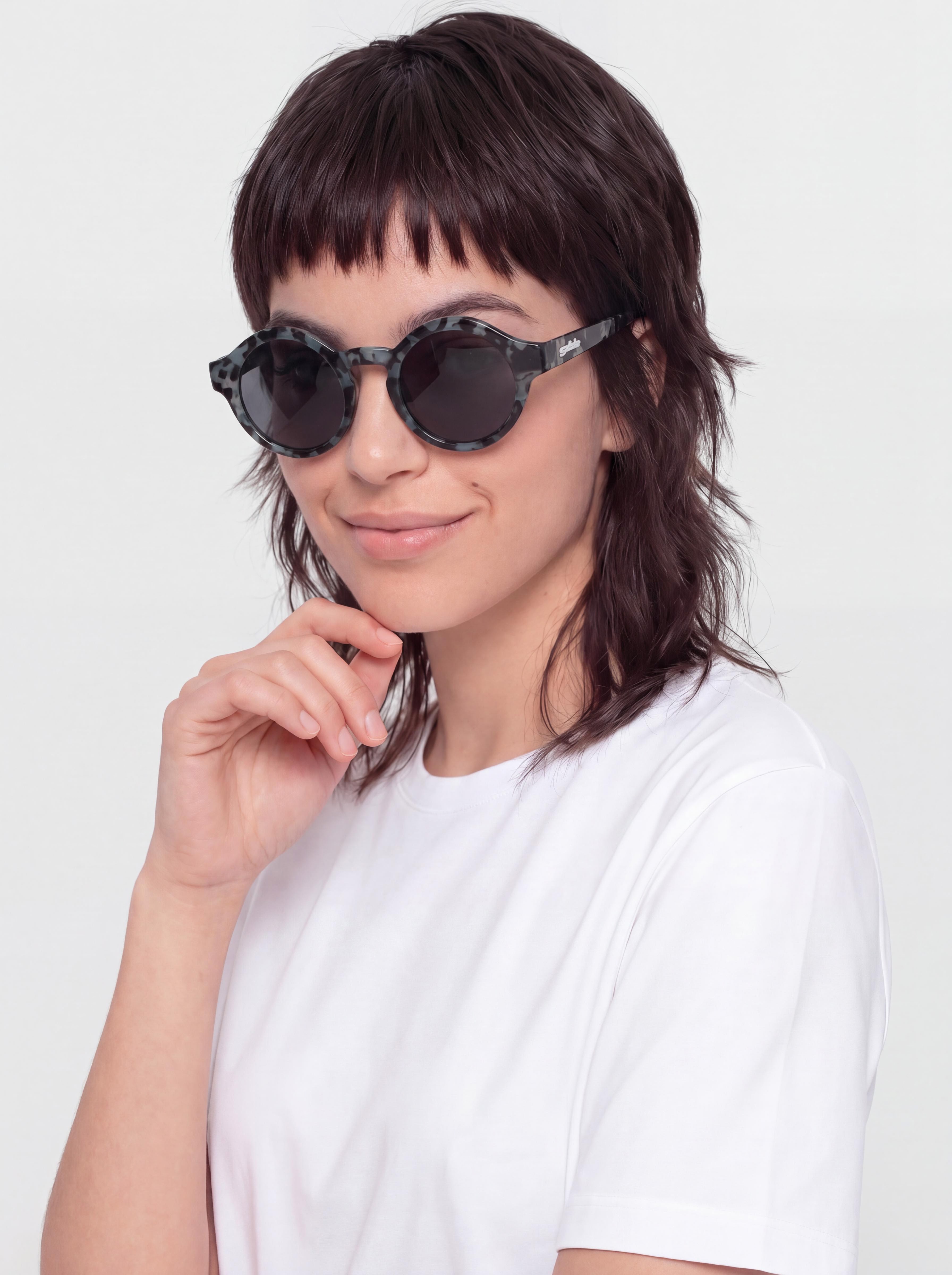 Szade Lazenby Sunglasses (stoned saxe/ink)