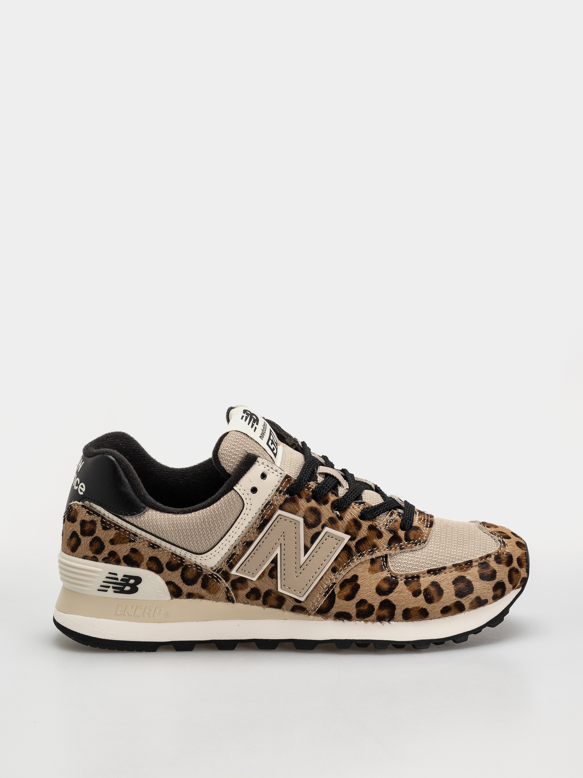 New Balance 574 Wmn Schuhe (stoneware/linen/black)