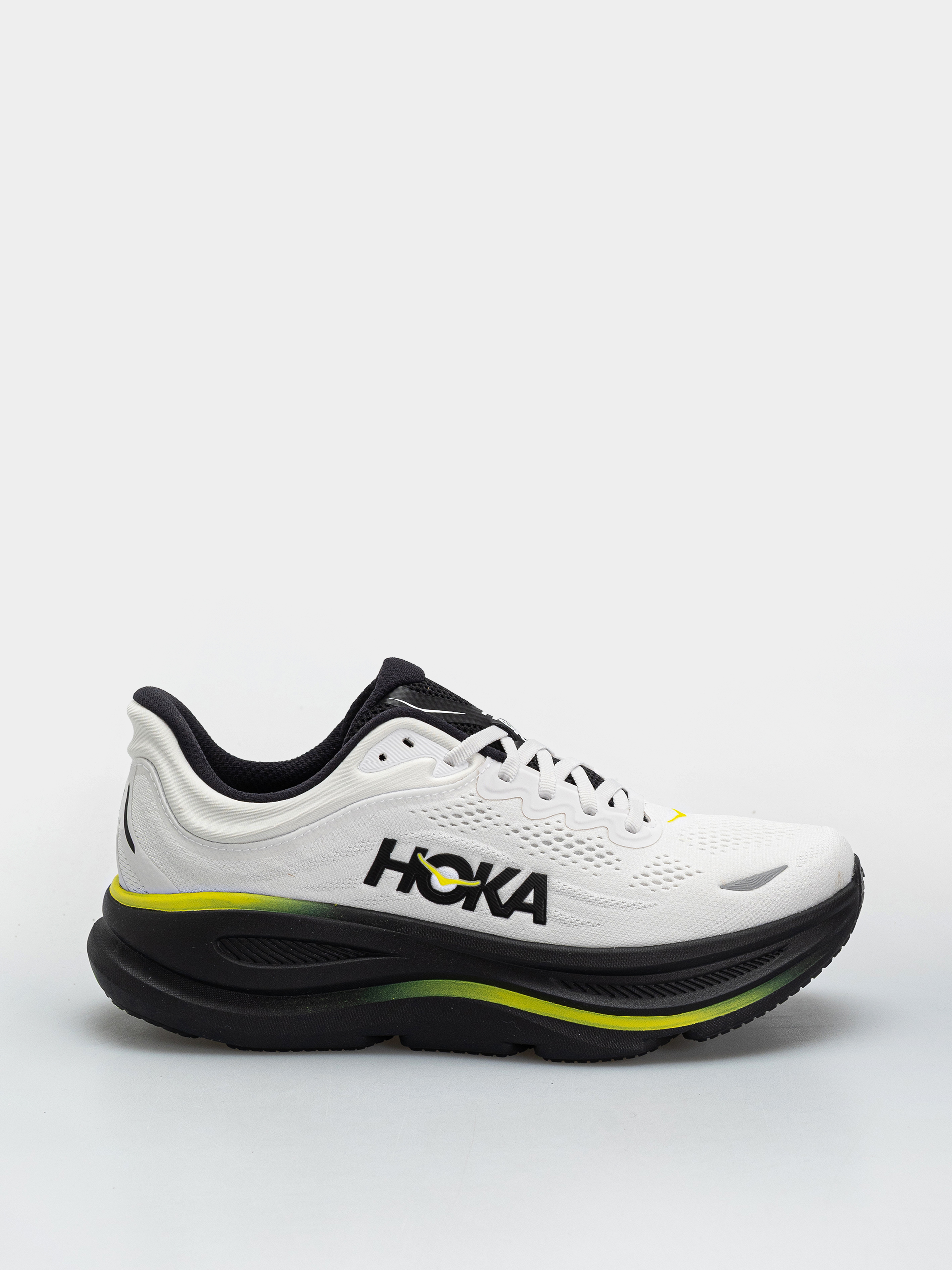 Hoka Bondi 9 Shoes (white/citrus)