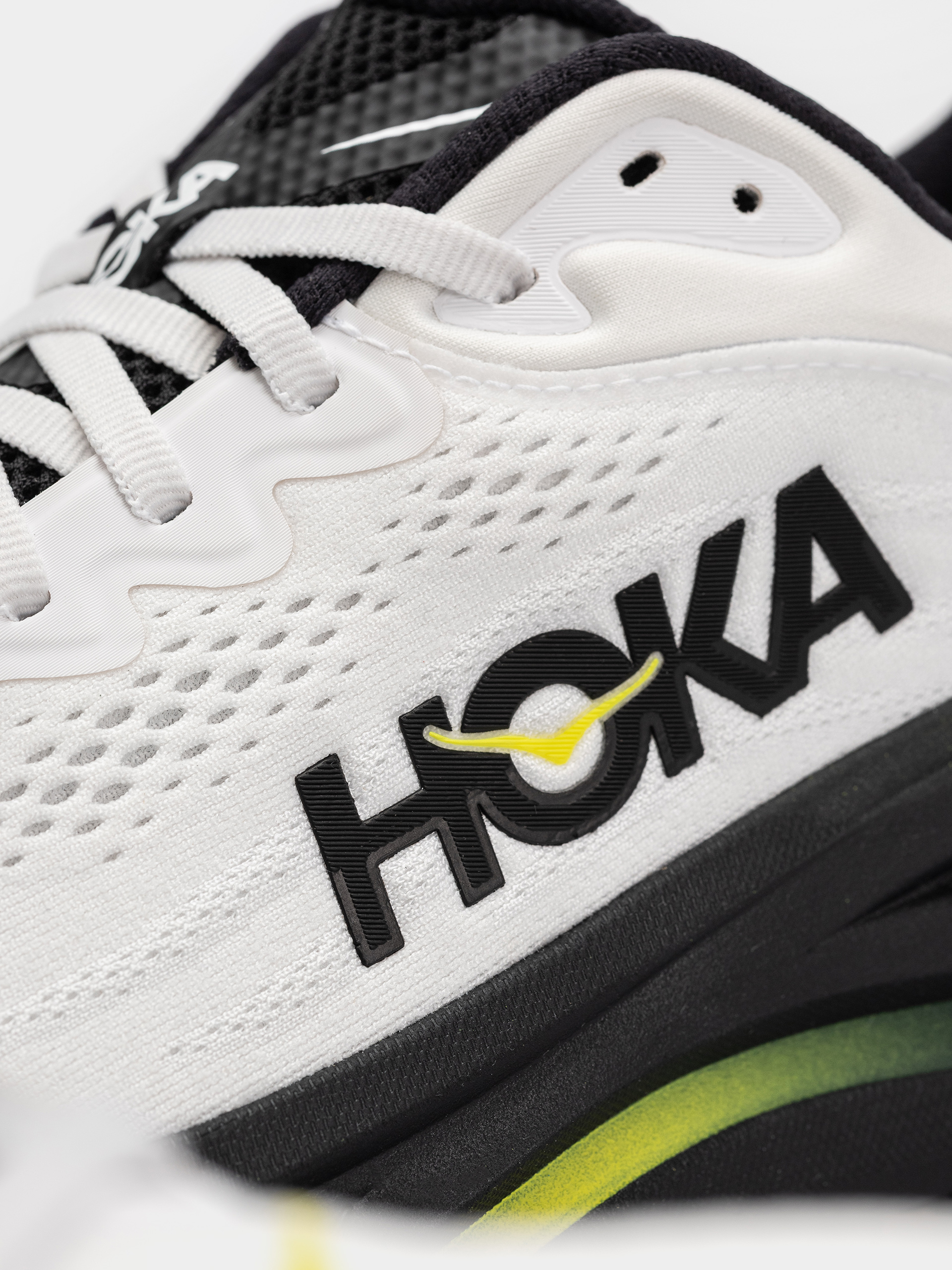 Hoka Bondi 9 Schuhe (white/citrus)