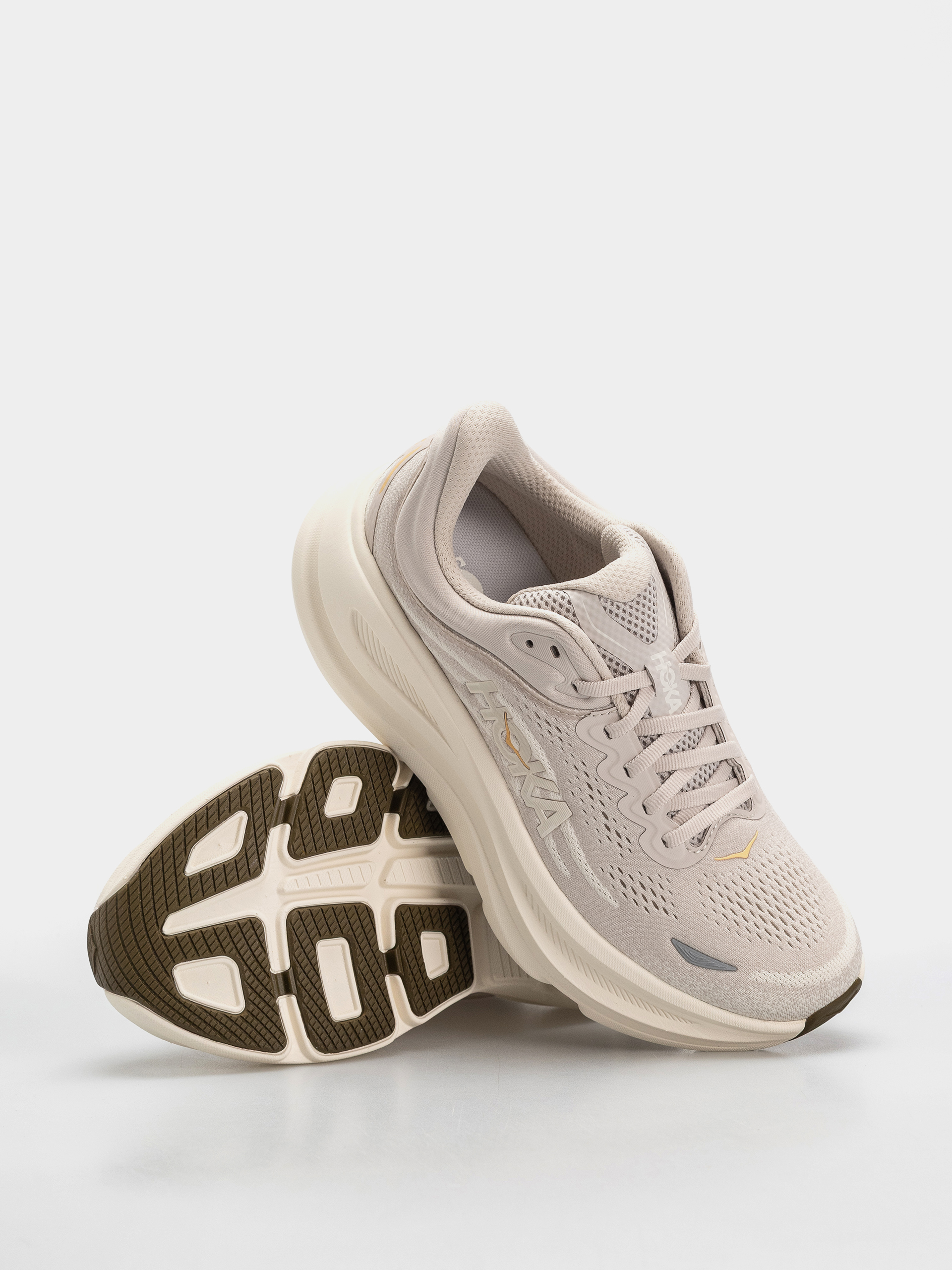 Hoka Bondi 9 Schuhe Wmn (river rock grey/alabaster)