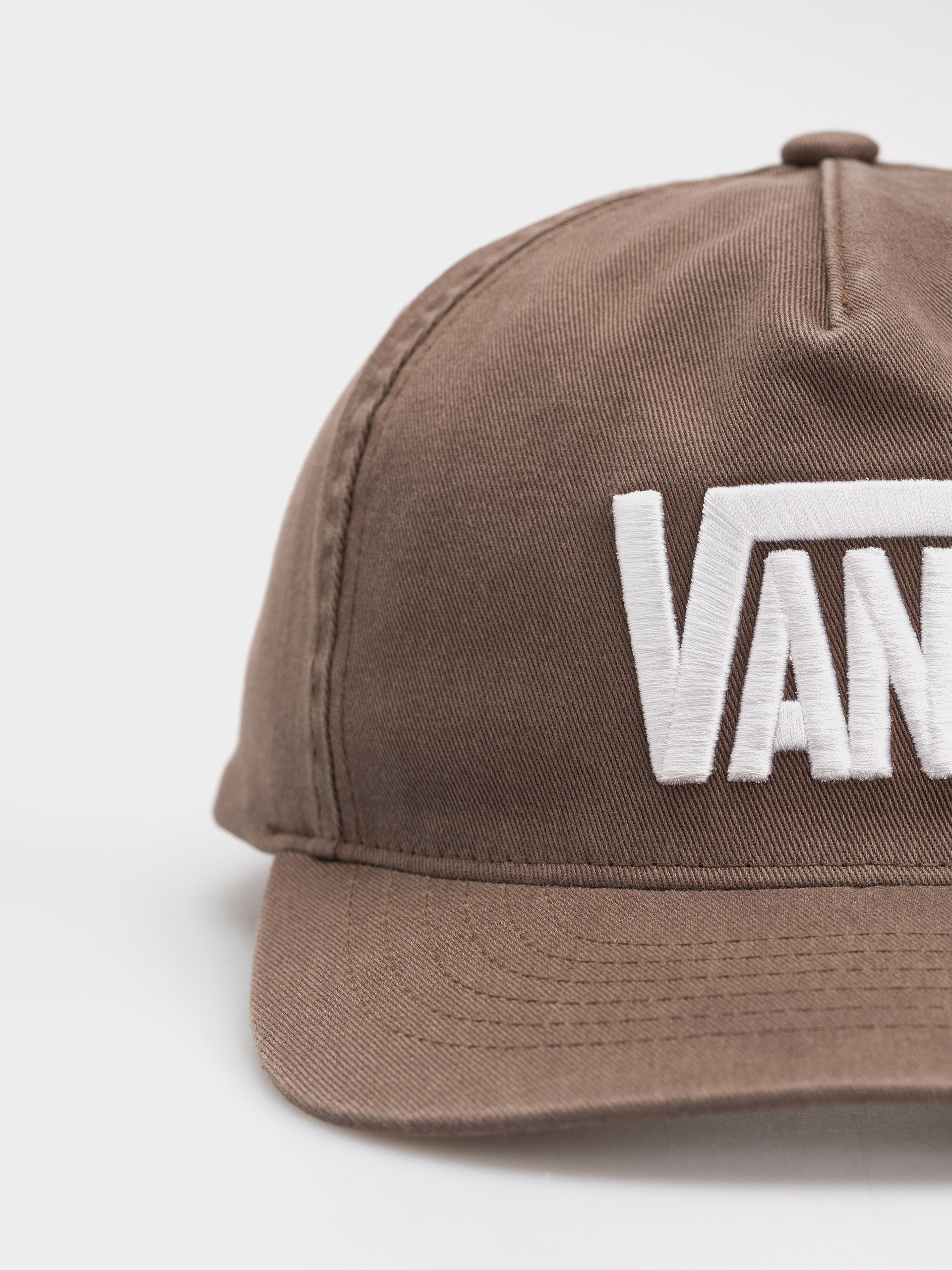 Vans Stretch Logo Snapback Cap (vintage cocoa)