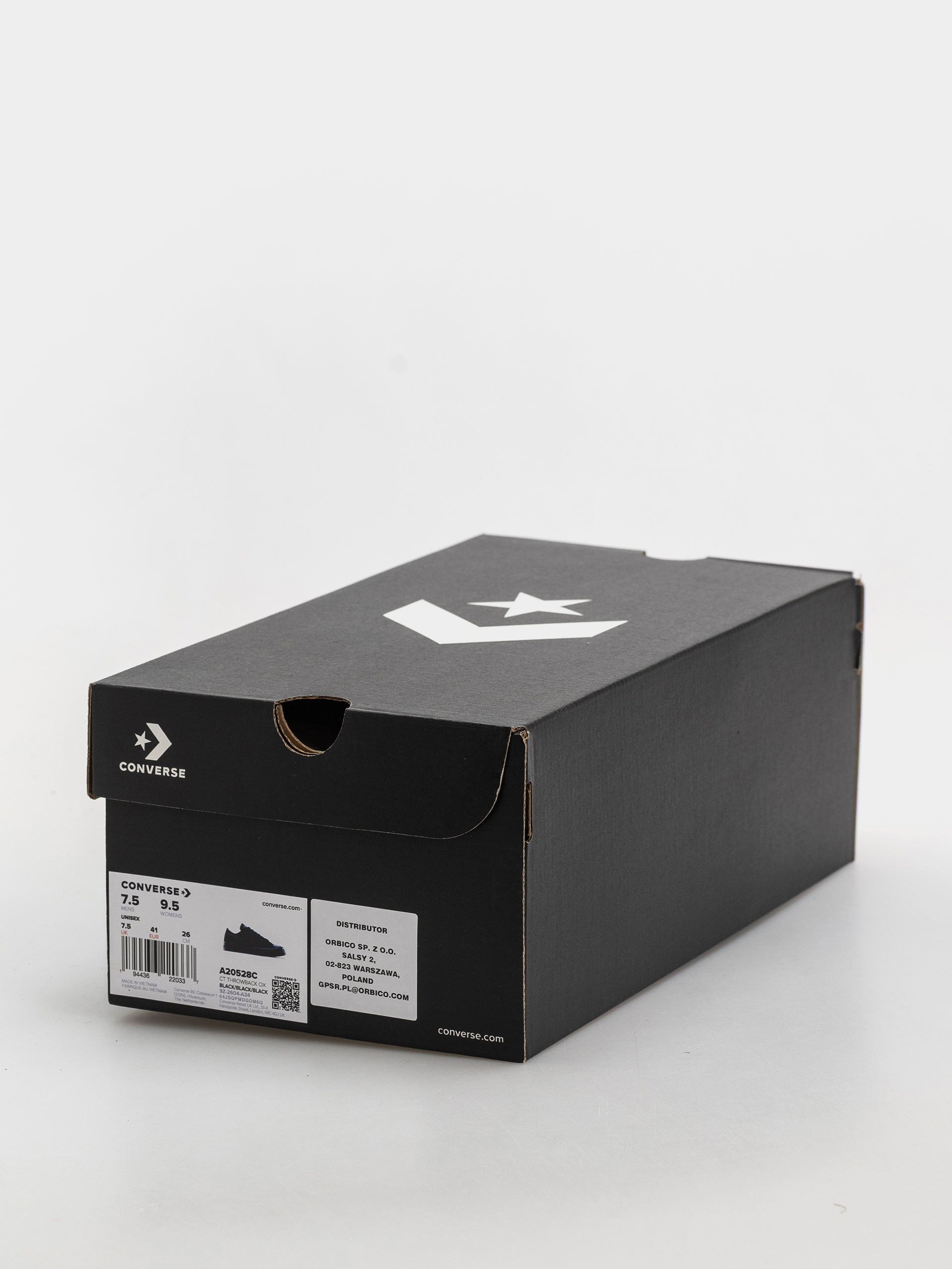 Converse Chuck Taylor Throwback Ox Chucks (black/black/black)