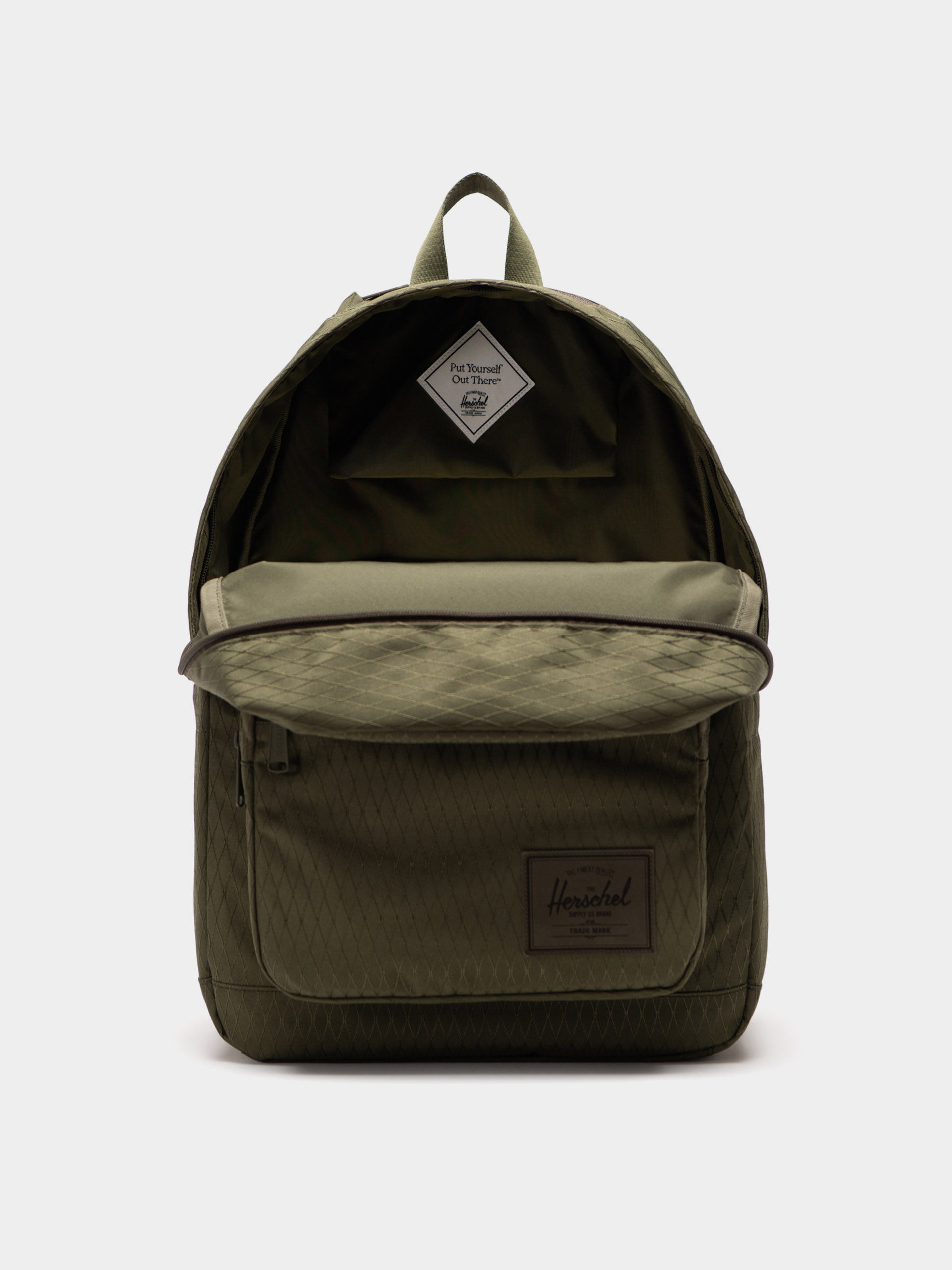 Herschel Supply Co. Rucksack Pop Quiz (ivy green diamond)