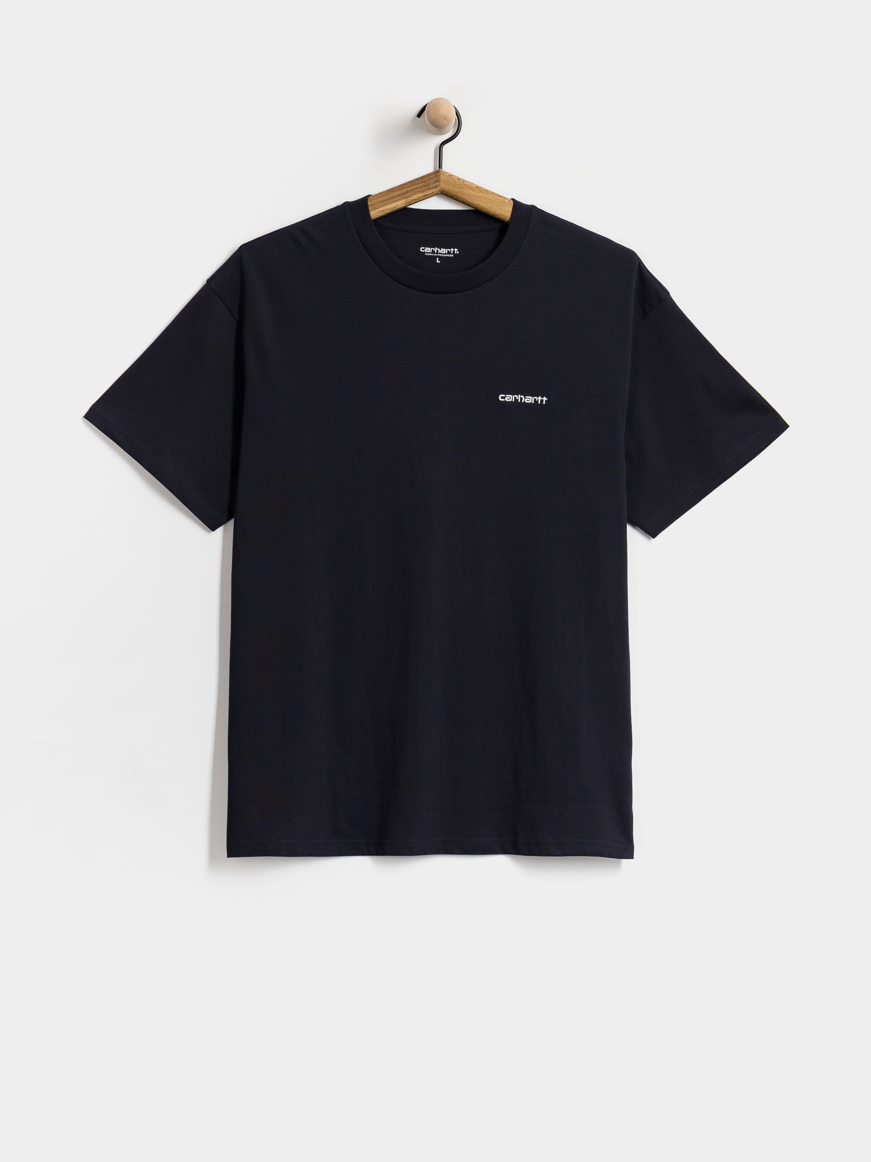 Carhartt WIP Script Embroidery T-Shirt (dark navy/white)
