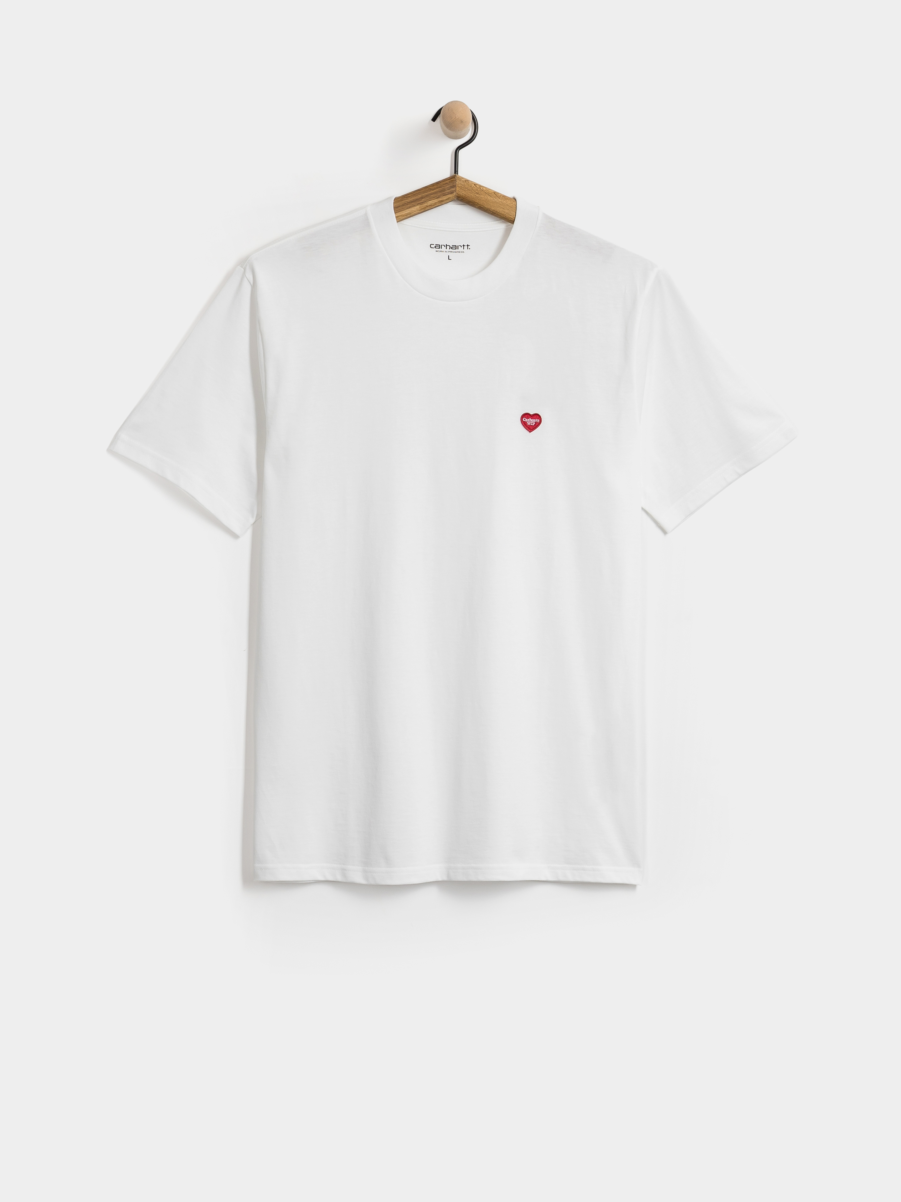 Carhartt WIP Small Heart T-Shirt (white/red)
