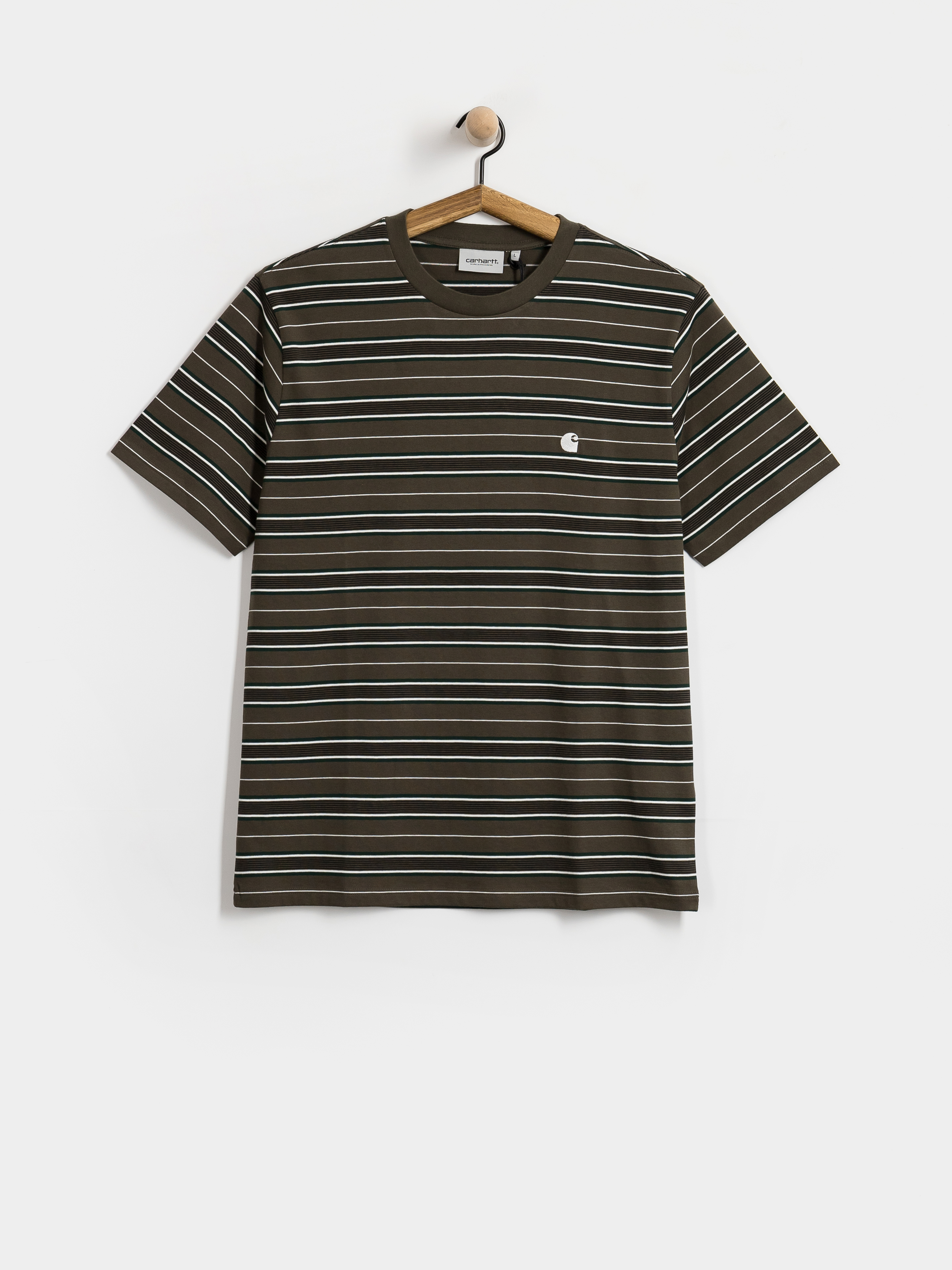 Carhartt WIP Bronson T-Shirt (bronson stripe cypress)