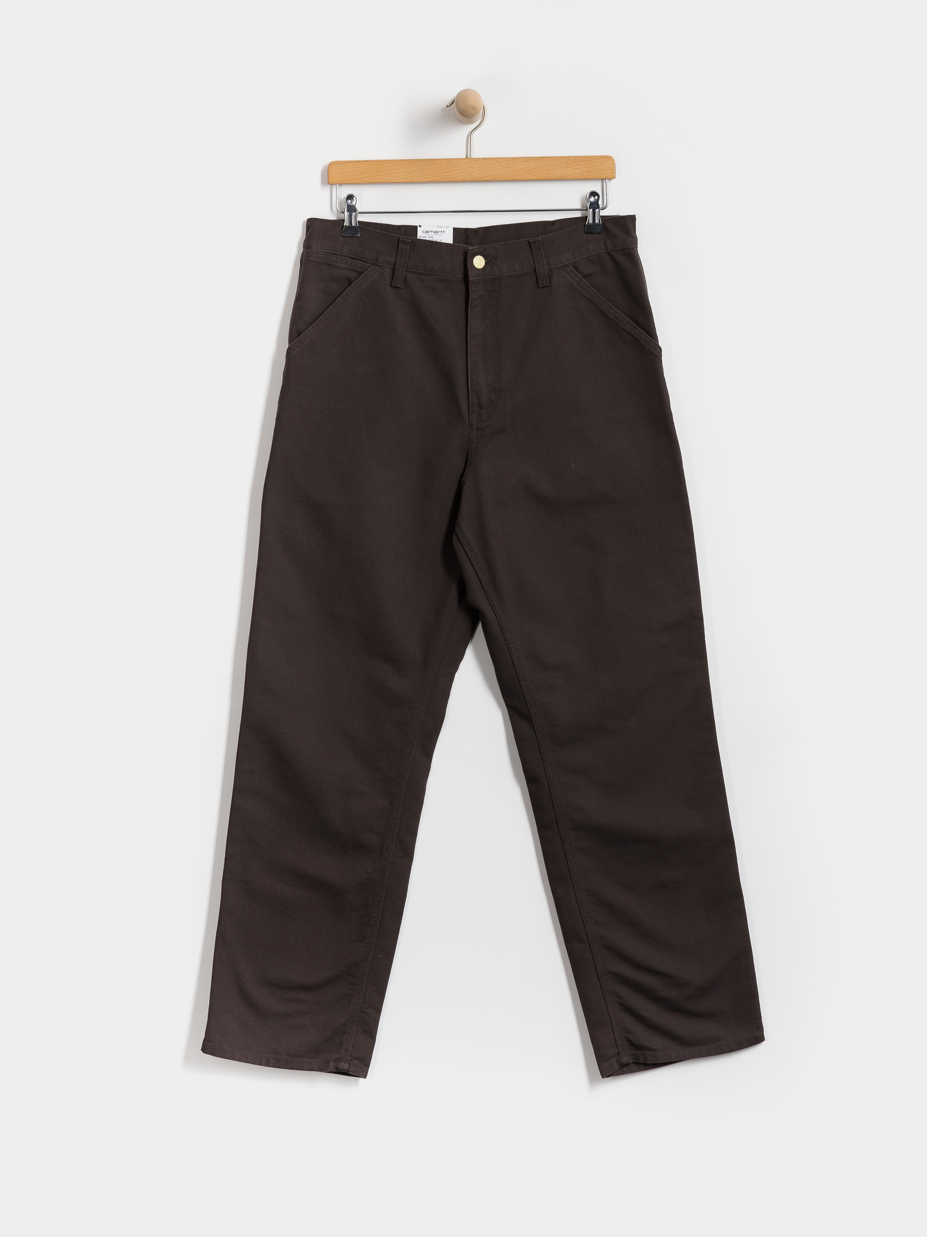 Carhartt WIP Single Knee Pants - grey (black/chalk wash)