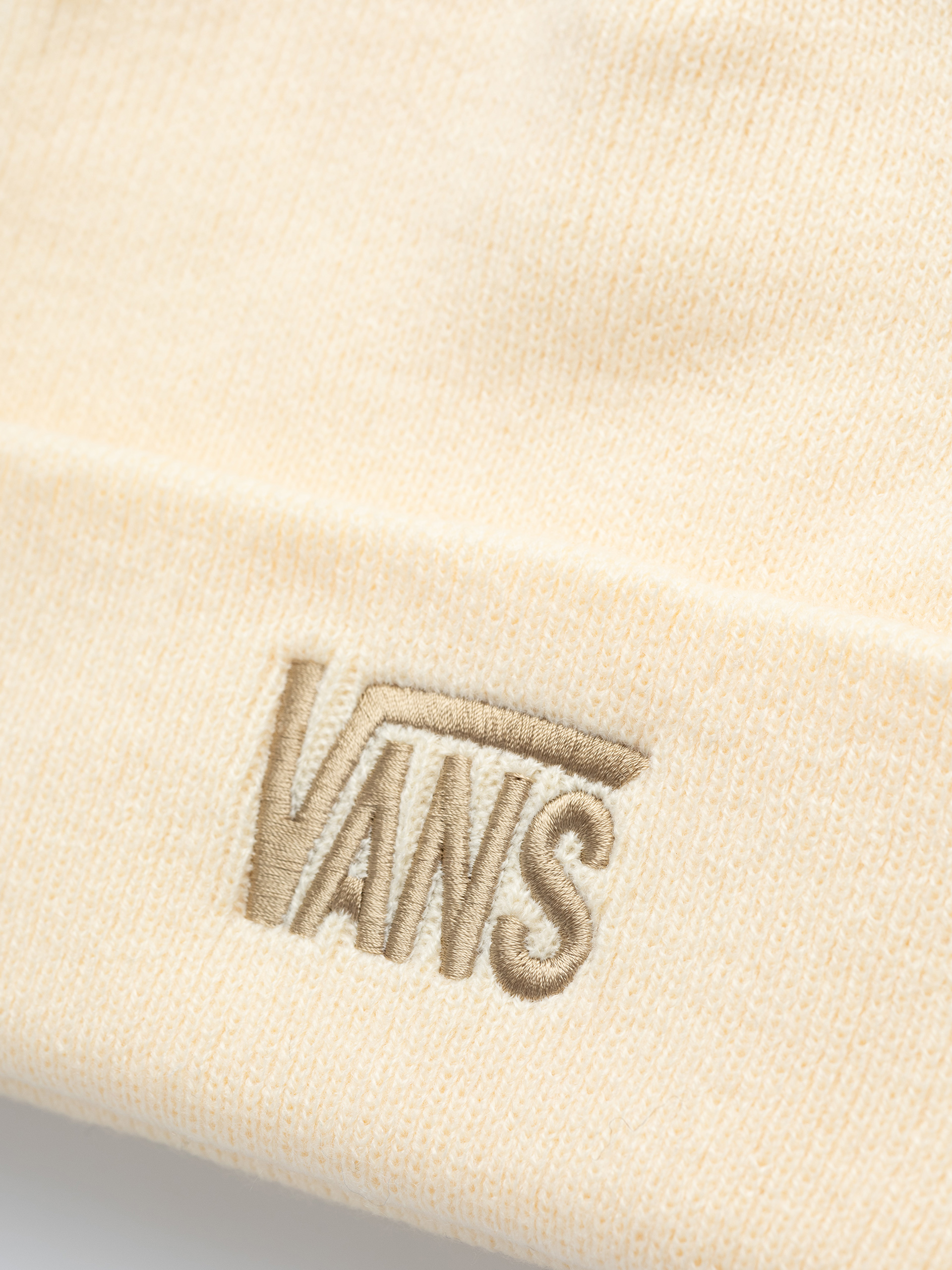 Vans Stretch Logo Tall Beanie (almond crisp)