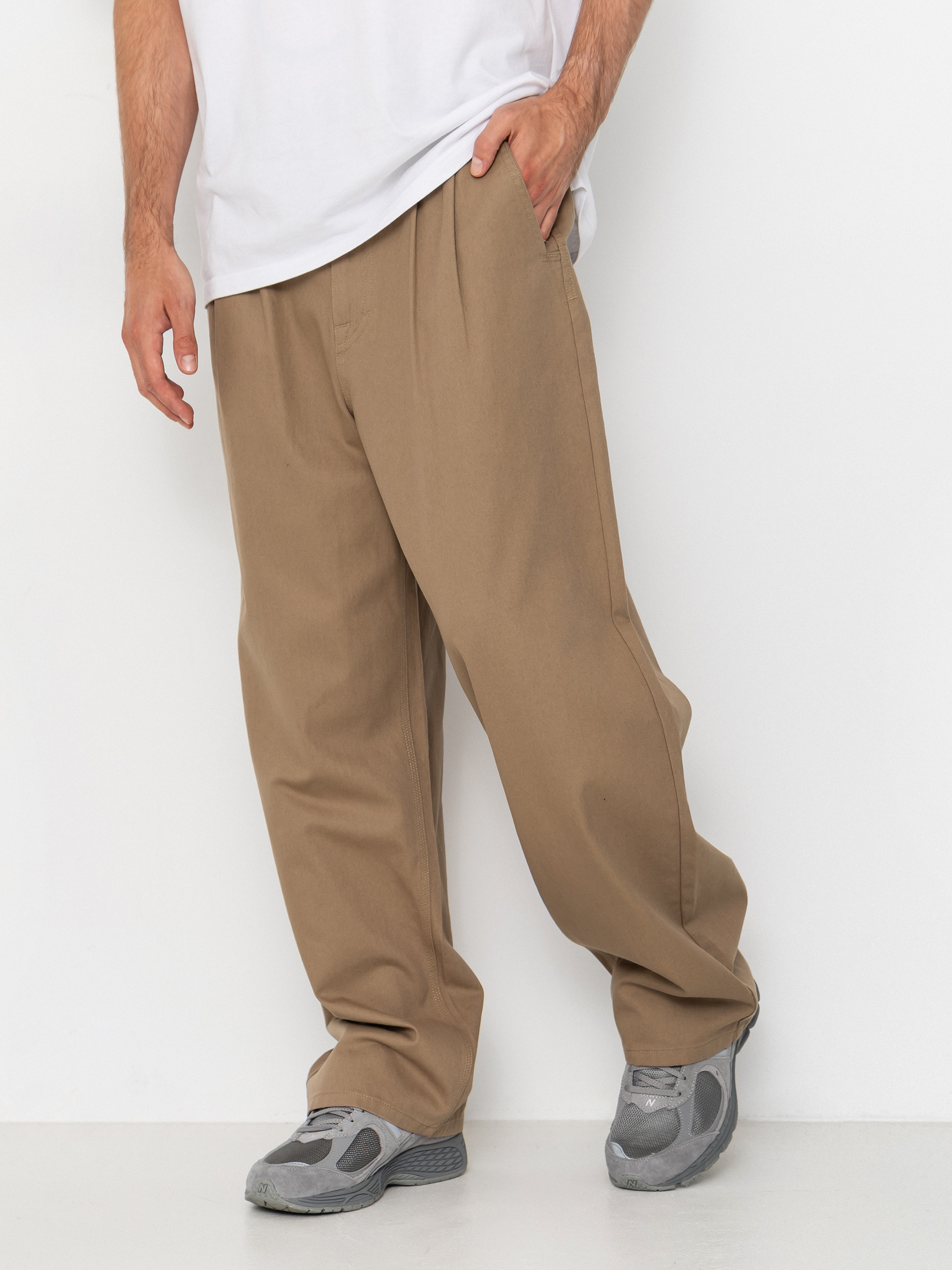 Volcom Baggos Pleat Pants (khaki)