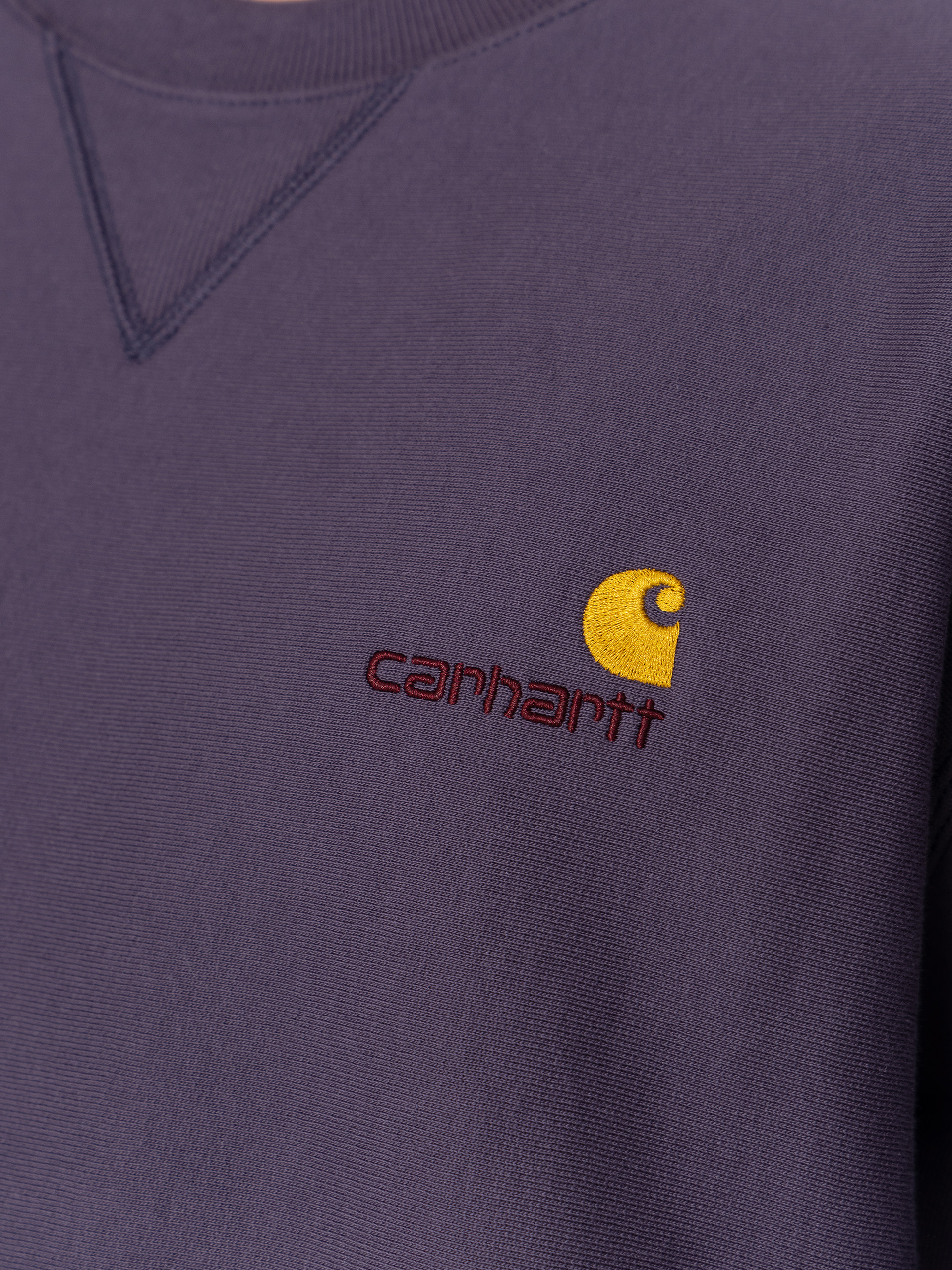 Carhartt WIP American Script Sweatshirt (shady purple)