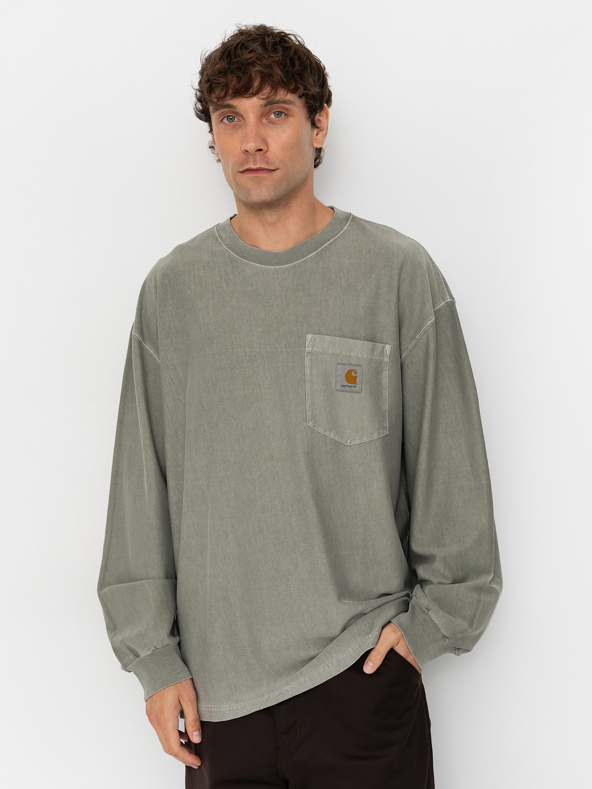Carhartt WIP Loose Pocket Longsleeve (shady green)