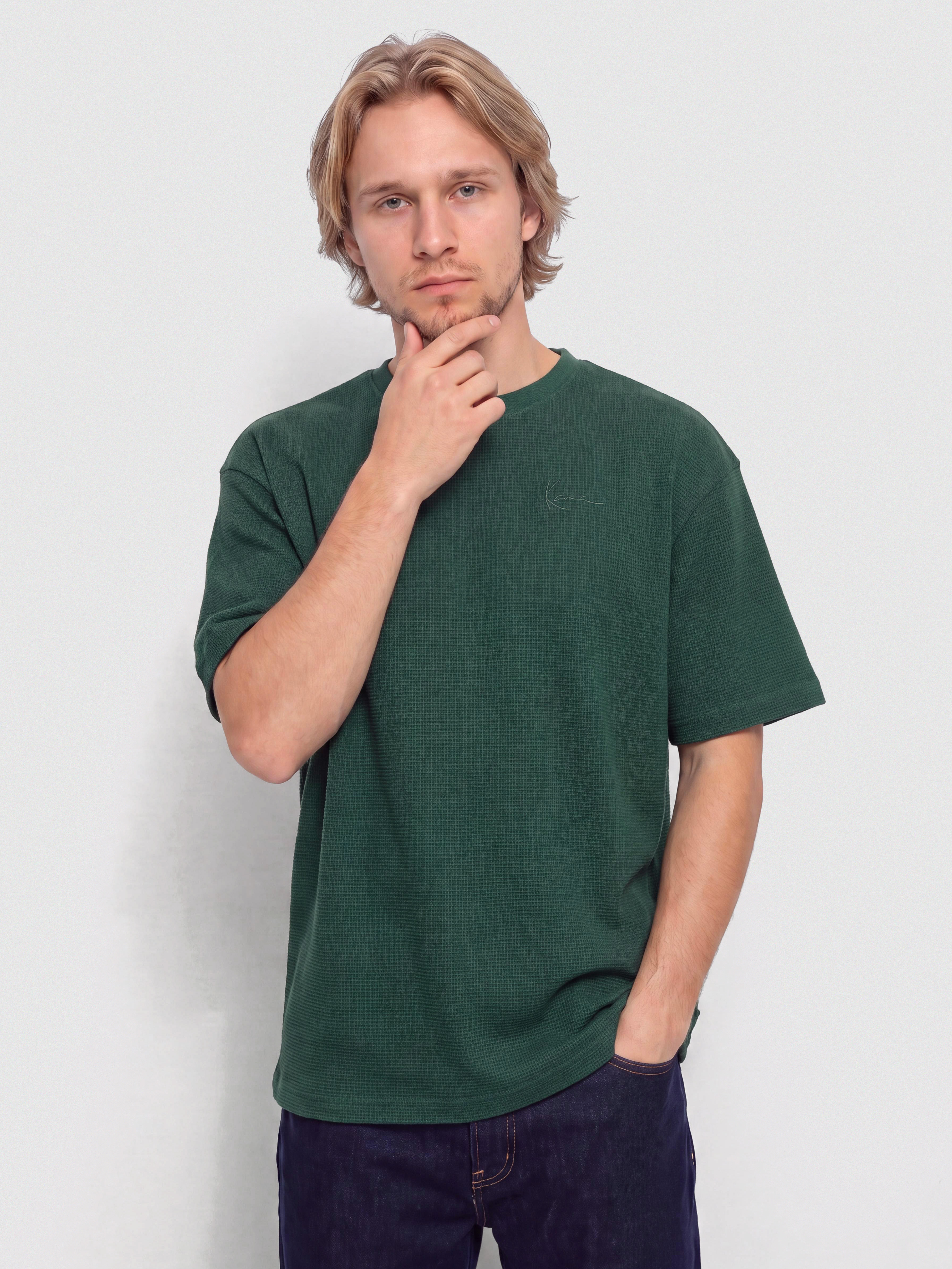 Karl Kani Signature Waffle T-Shirt (green)