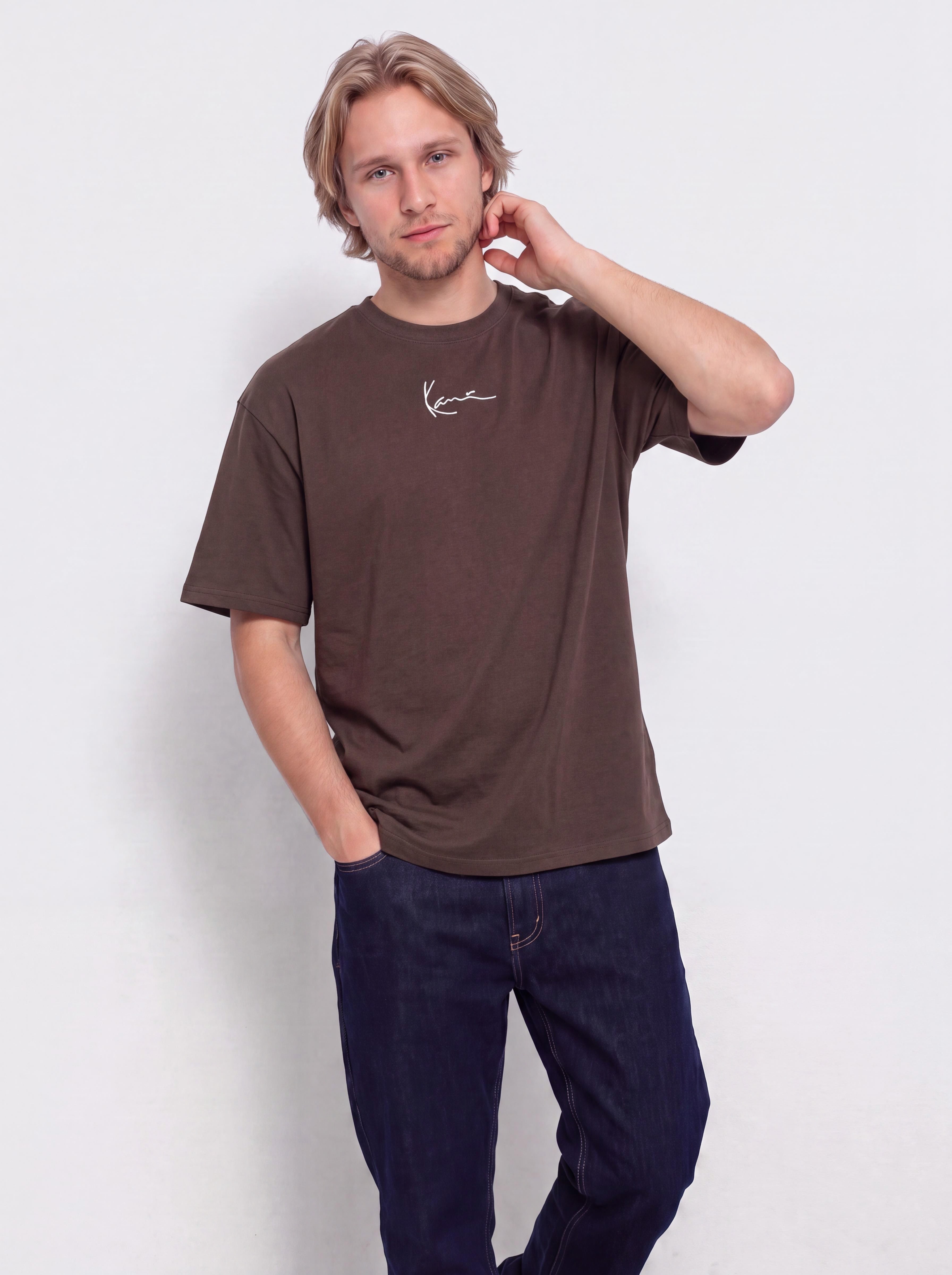Karl Kani Small Signature Essential T-Shirt (brown)