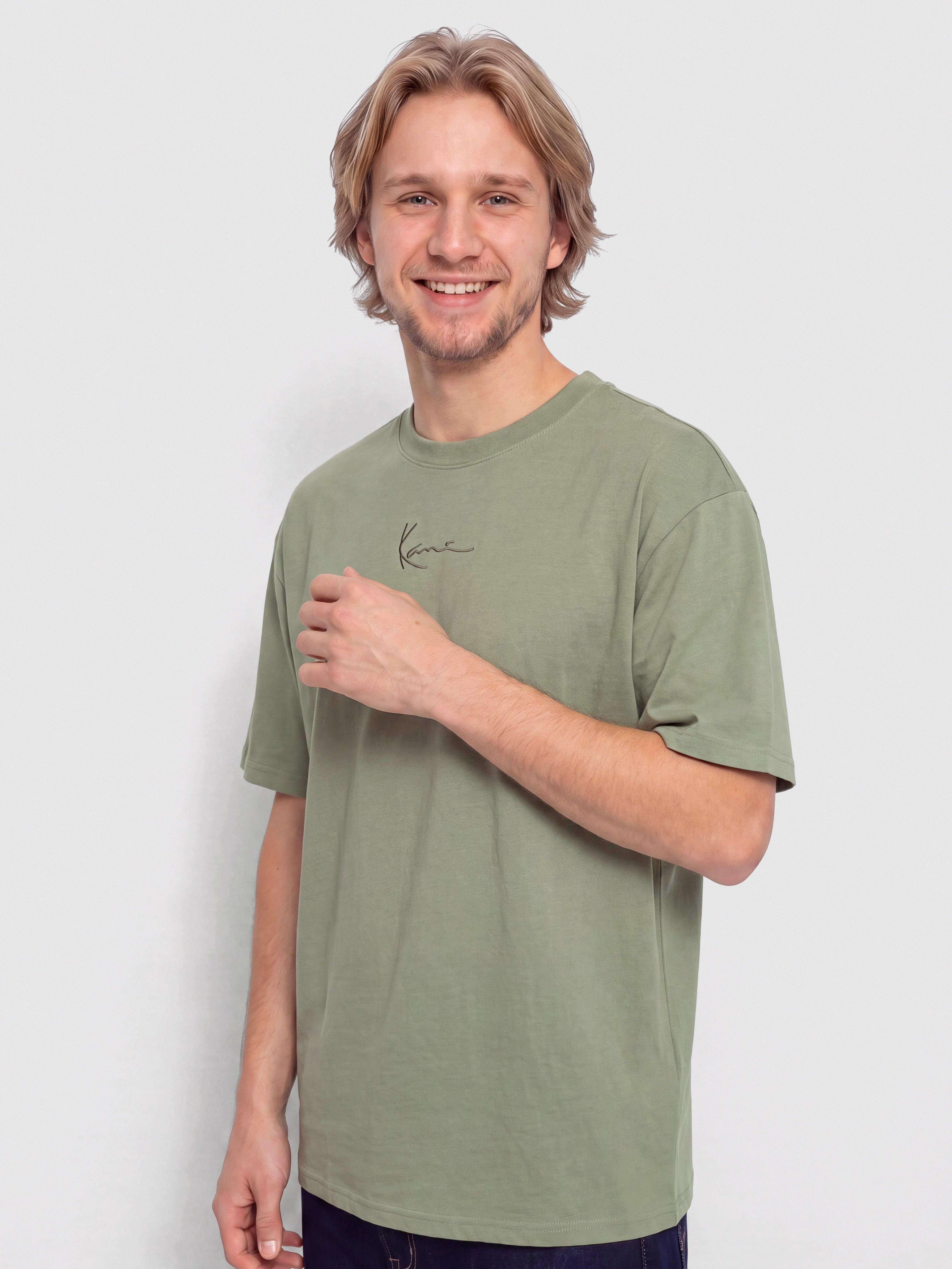 Karl Kani T-Shirt Small Signature Essential (green)