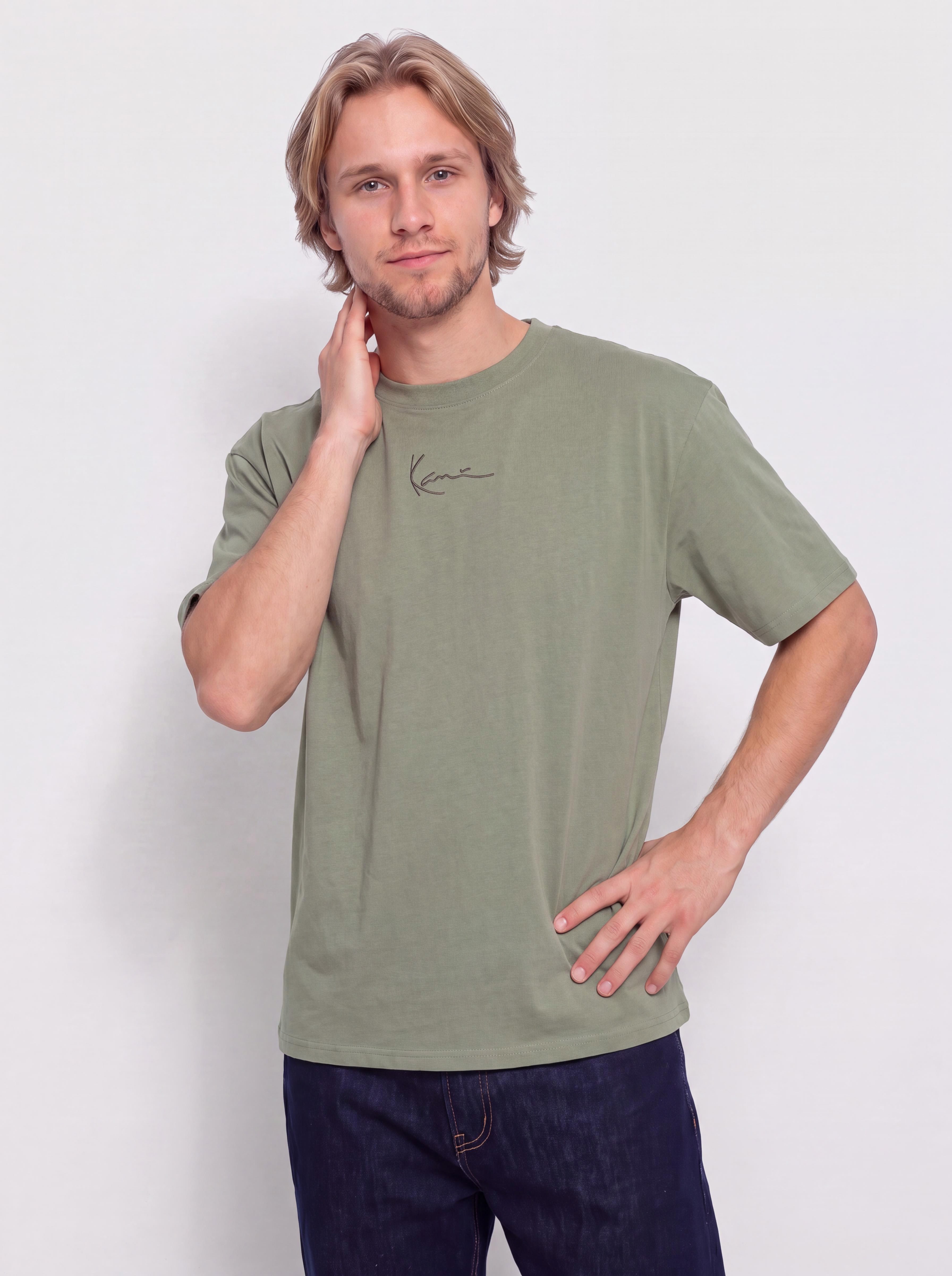 Karl Kani T-Shirt Small Signature Essential (green)