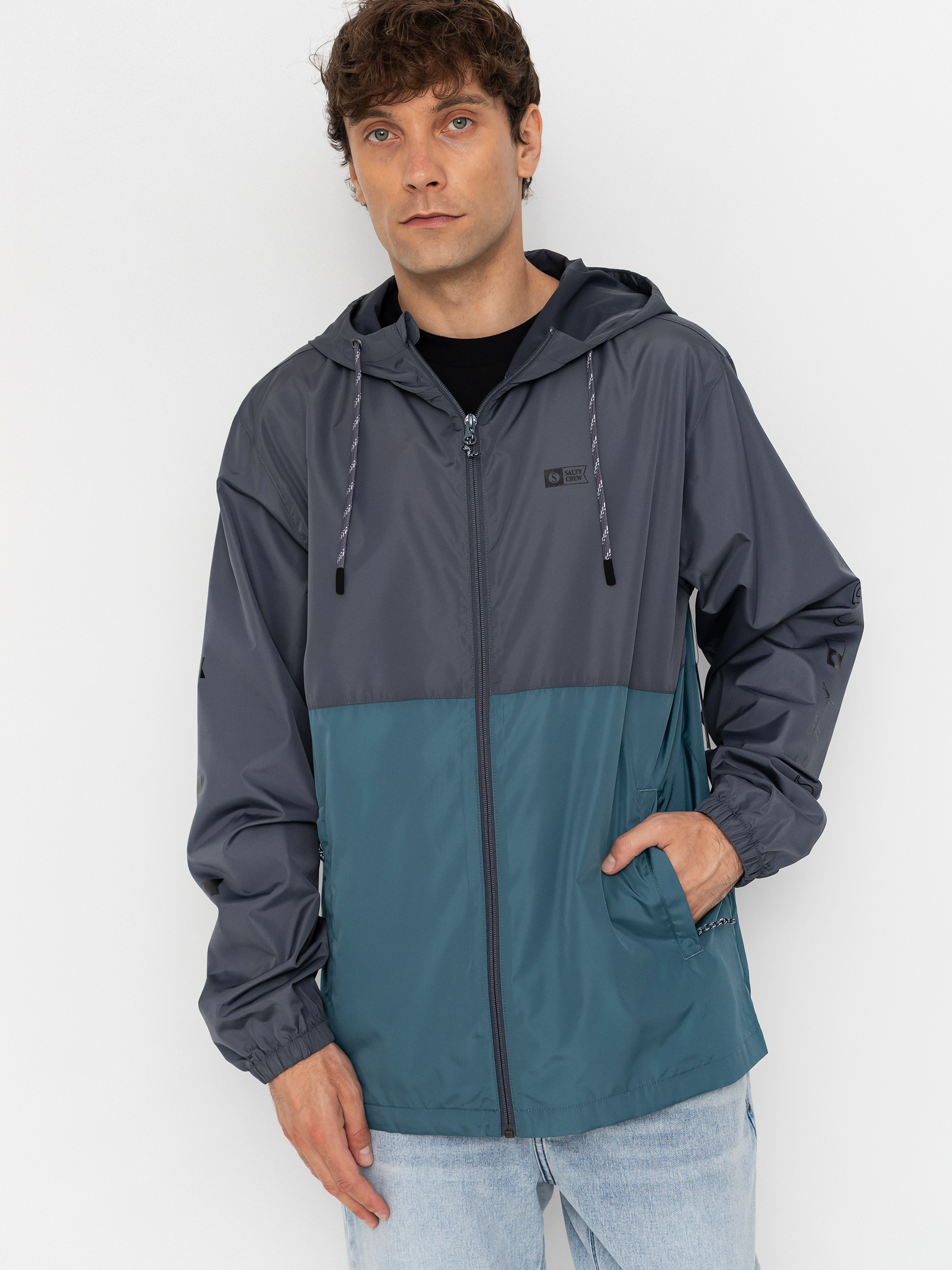 Salty Crew Surface Windbreaker Jacke (magnet)