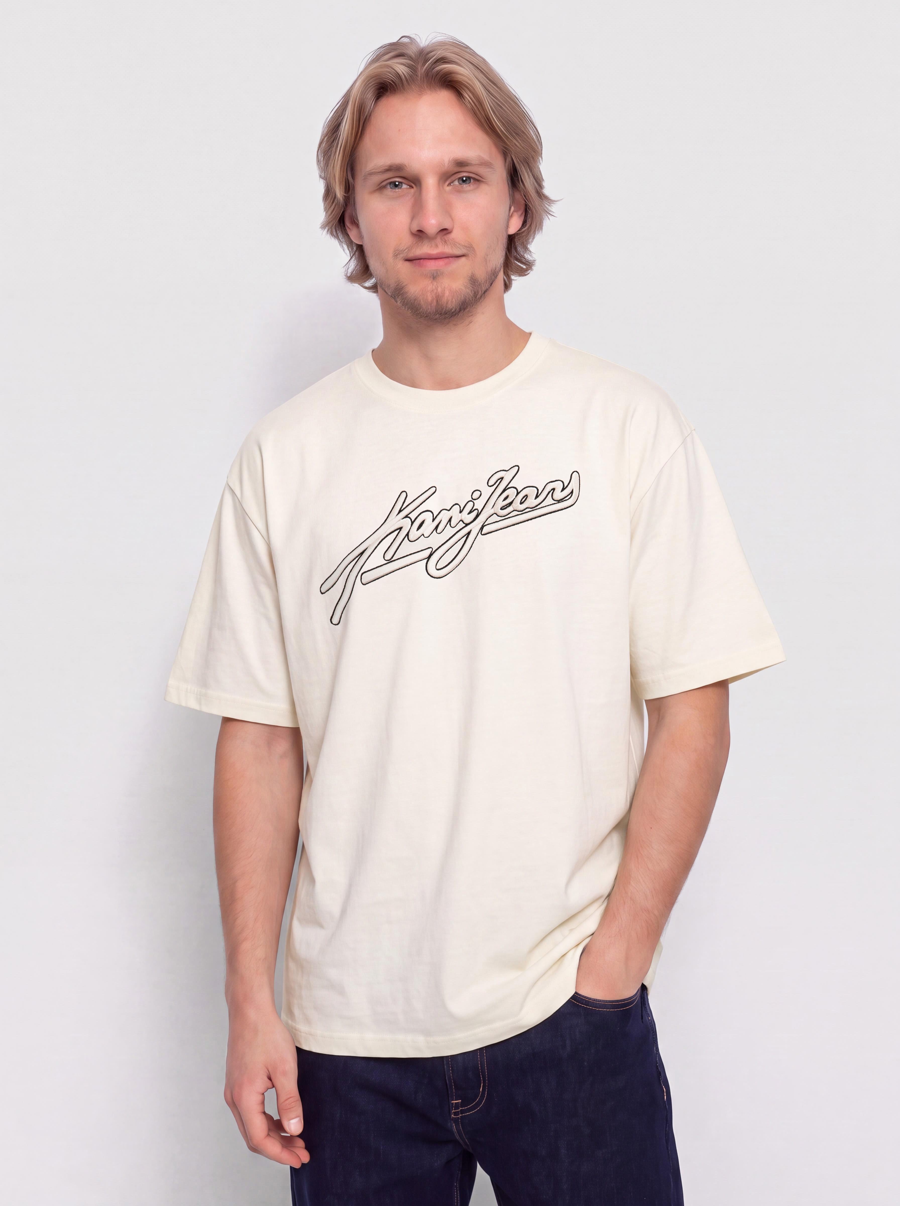 Karl Kani Jeans Oversized T-Shirt (white)