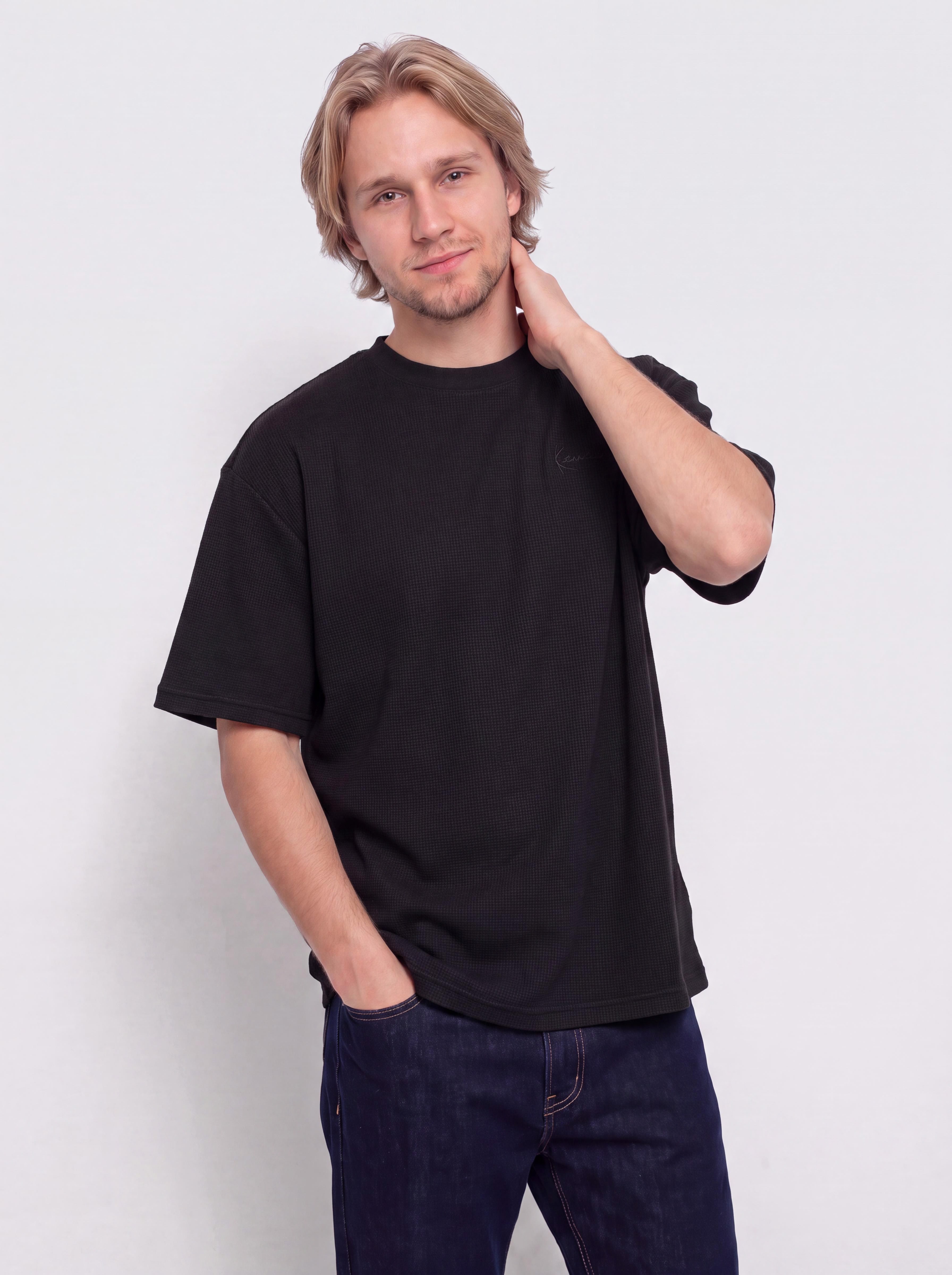 Karl Kani Signature Waffle Oversized T-Shirt (black)