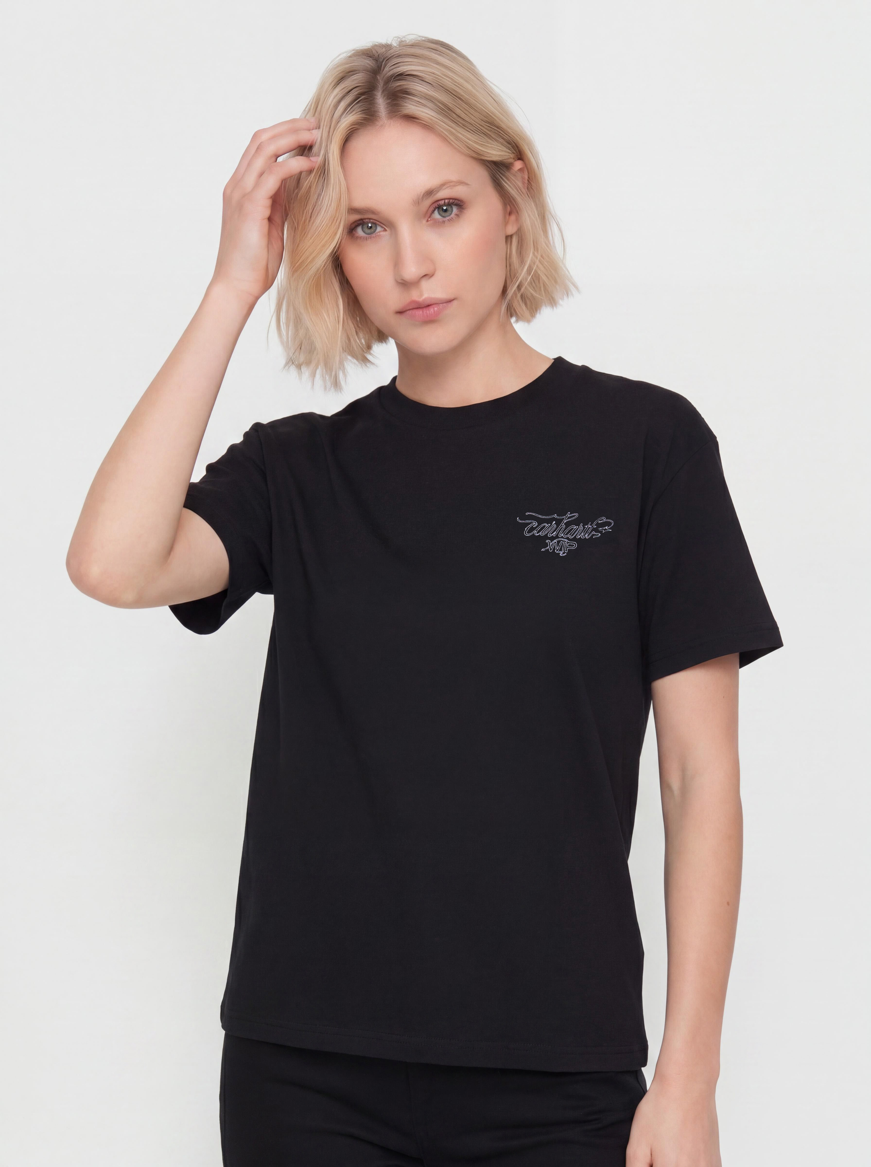 Carhartt WIP T-Shirt Julia Klenovsky Wmn (black)