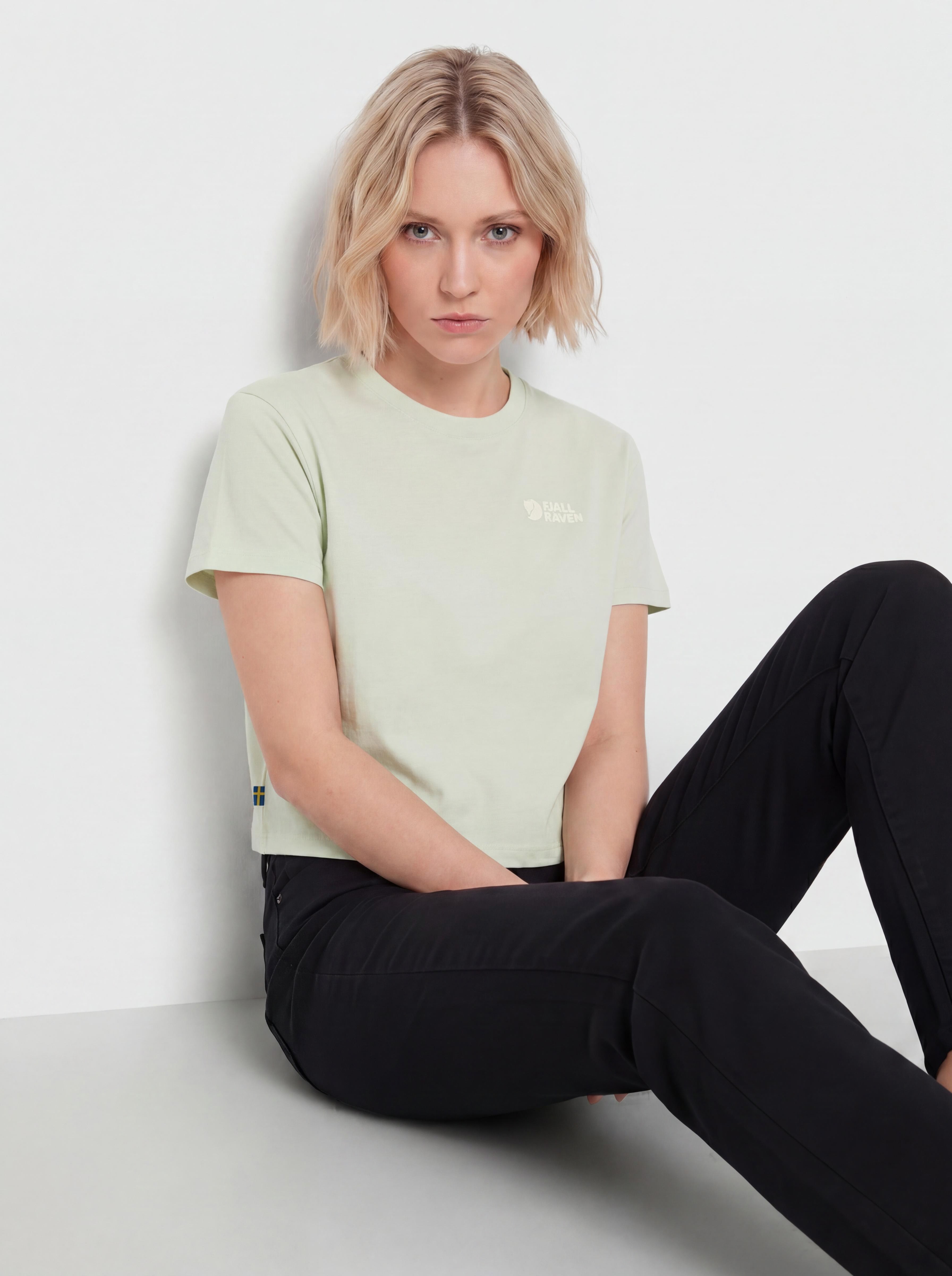 Fjallraven T-Shirt Forest Walk Wmn (soft jade)