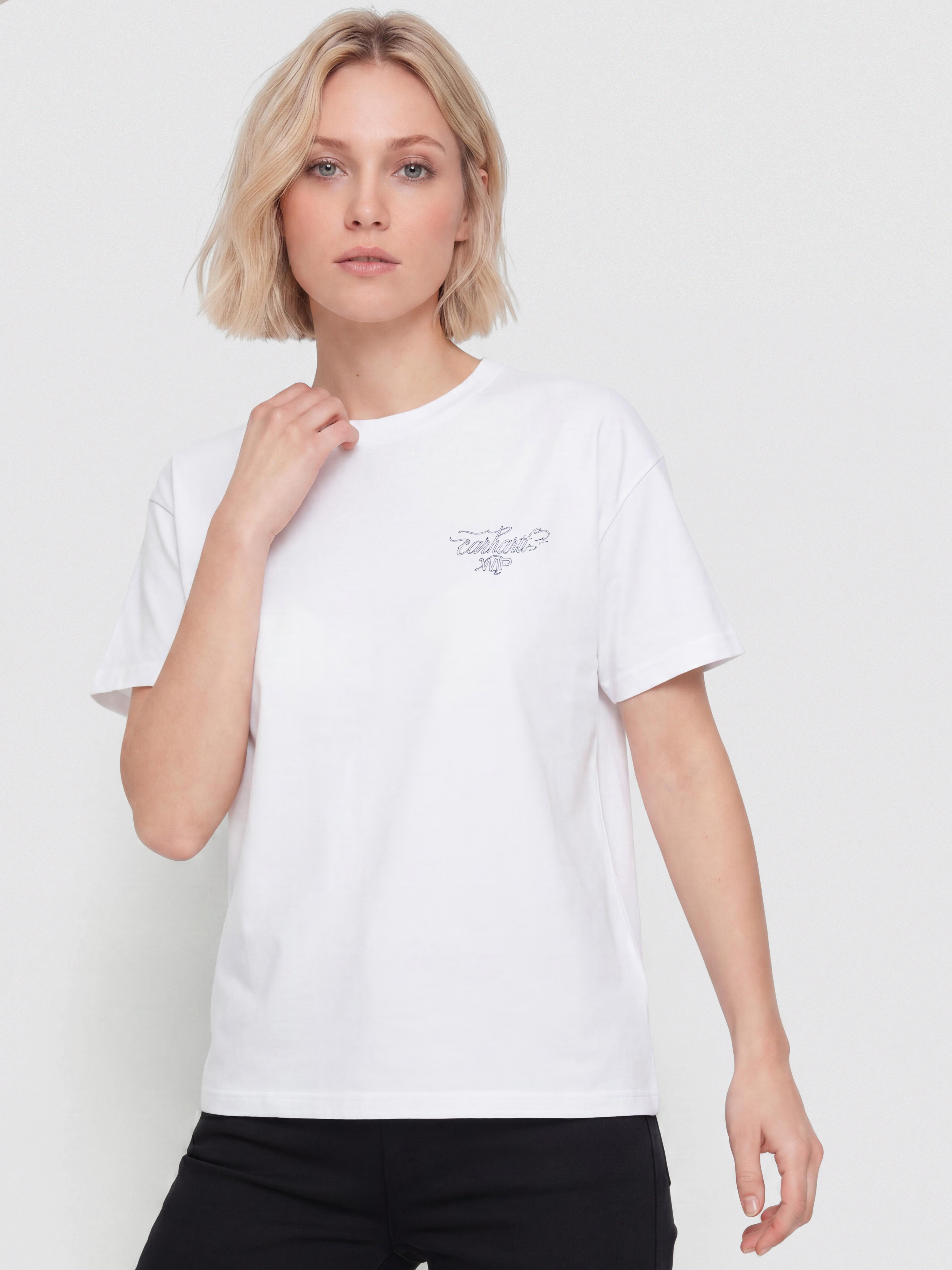 Carhartt WIP T-Shirt Julia Klenovsky Wmn (white)