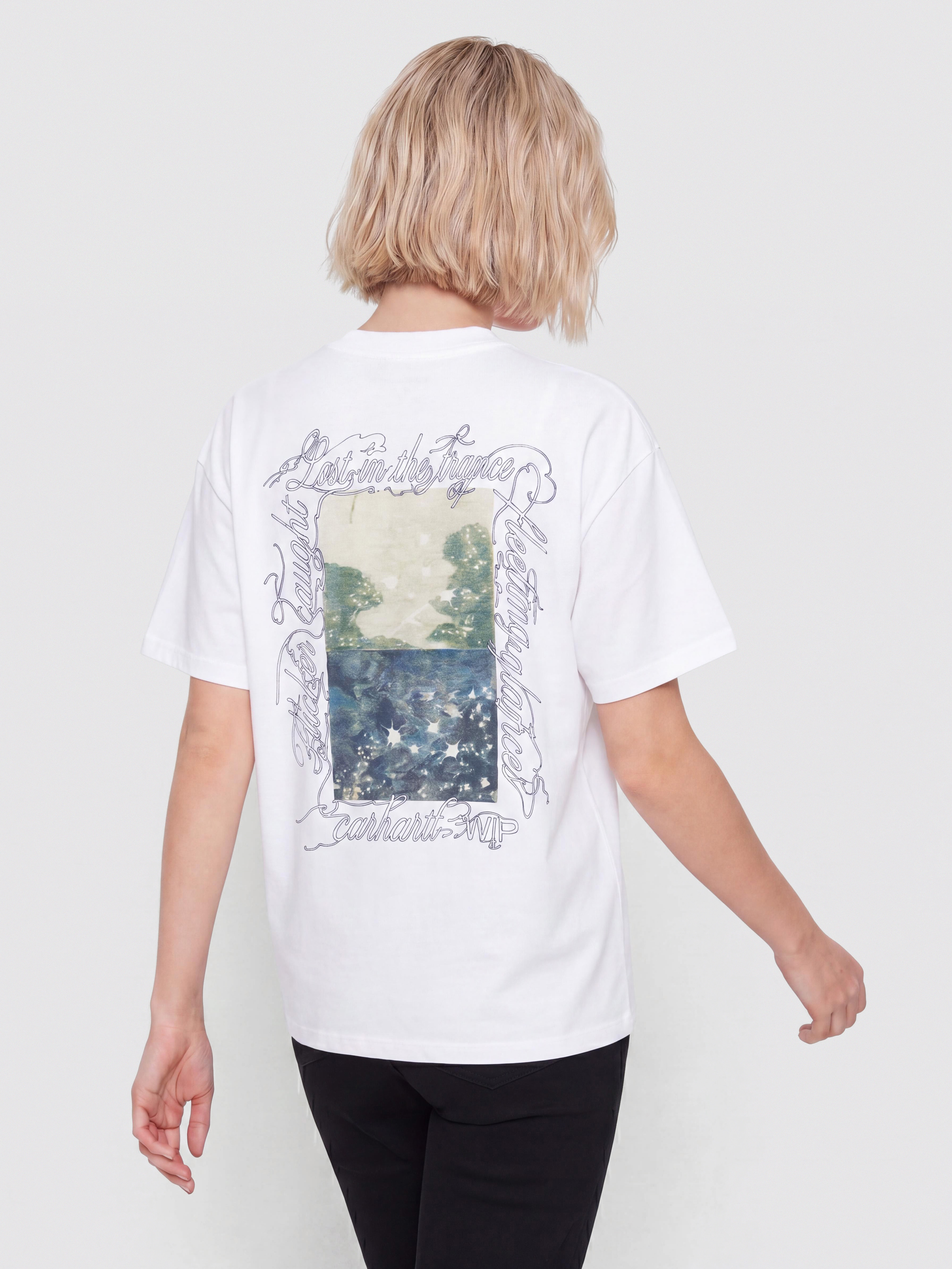 Carhartt WIP T-Shirt Julia Klenovsky Wmn (white)