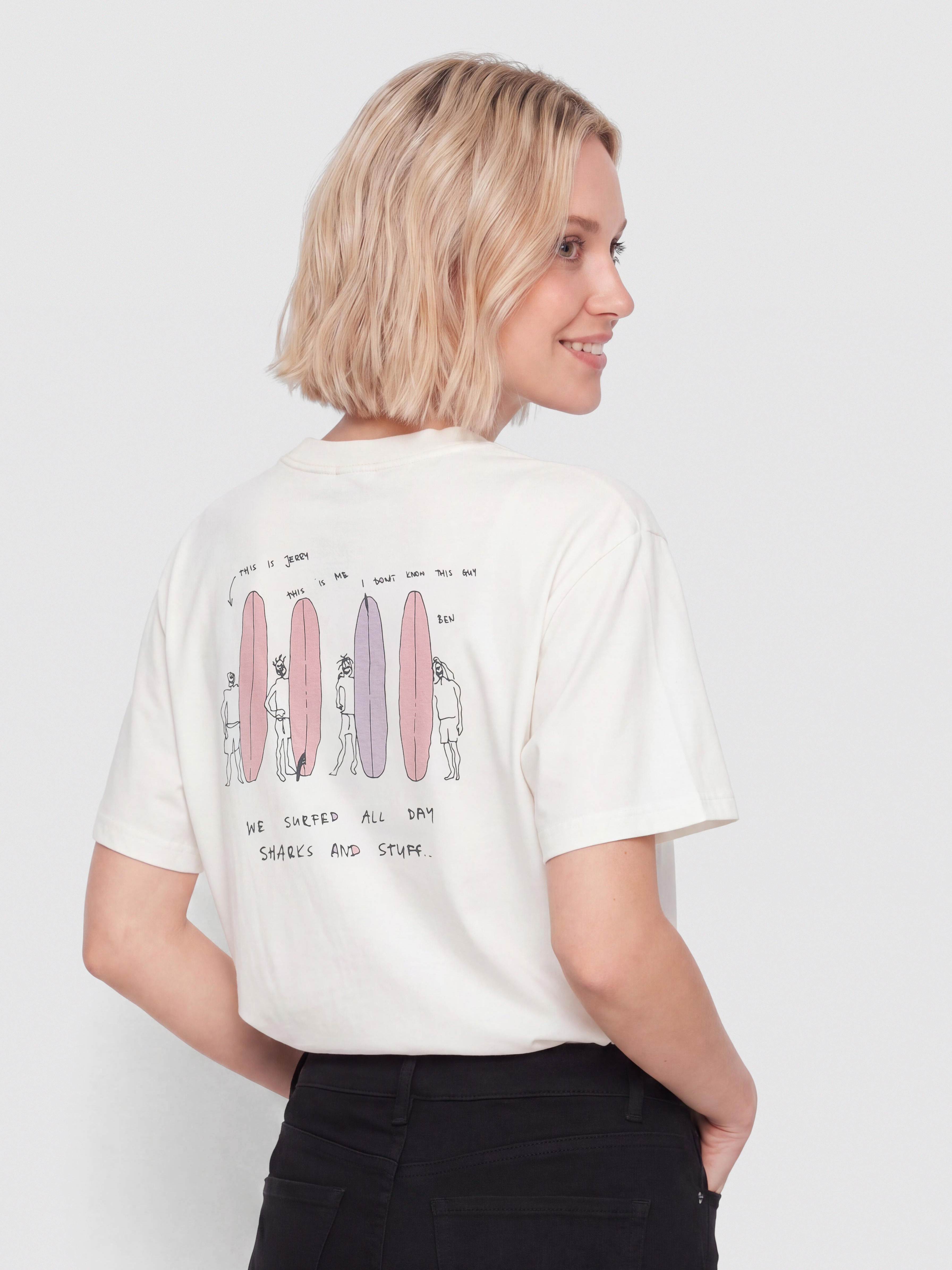 Surf Inc T-Shirt Friends (vintage white)